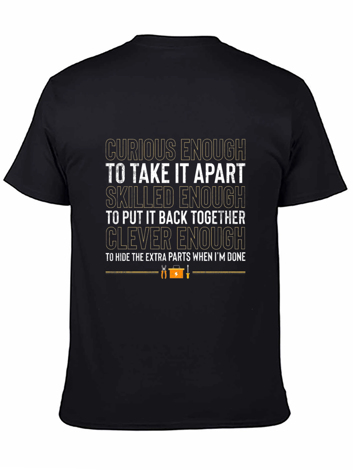 Curious Skilled Clever Mens T-Shirt