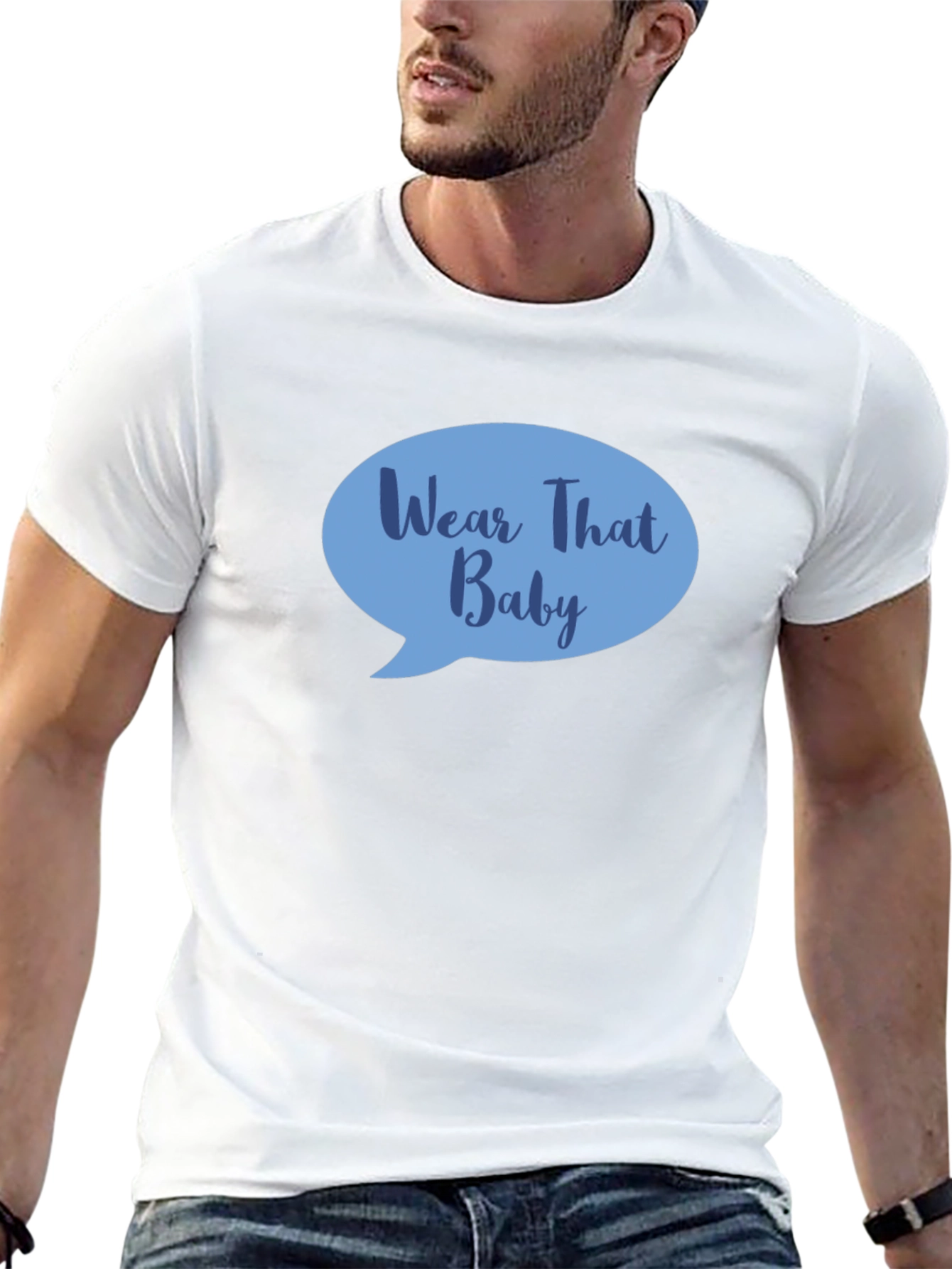 Wear That Baby T-Shirt - Black Cotton Tee