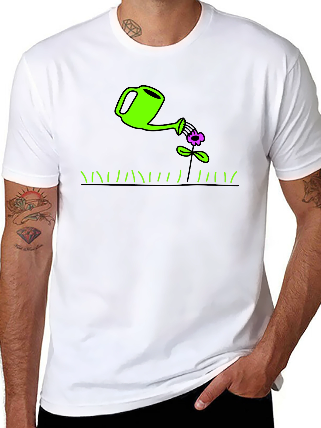 Watering Can Graphic T-Shirt