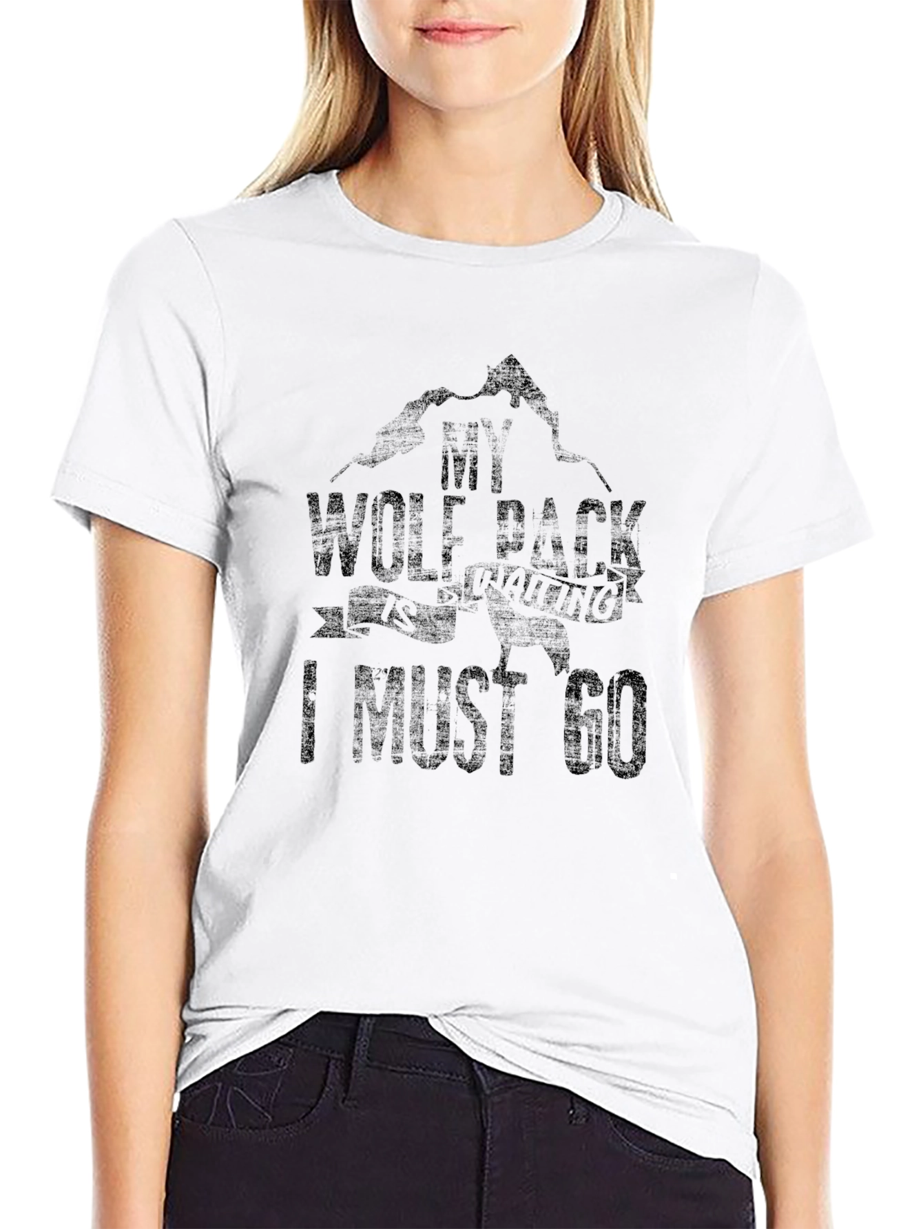My Wolf Pack is Waiting T-Shirt