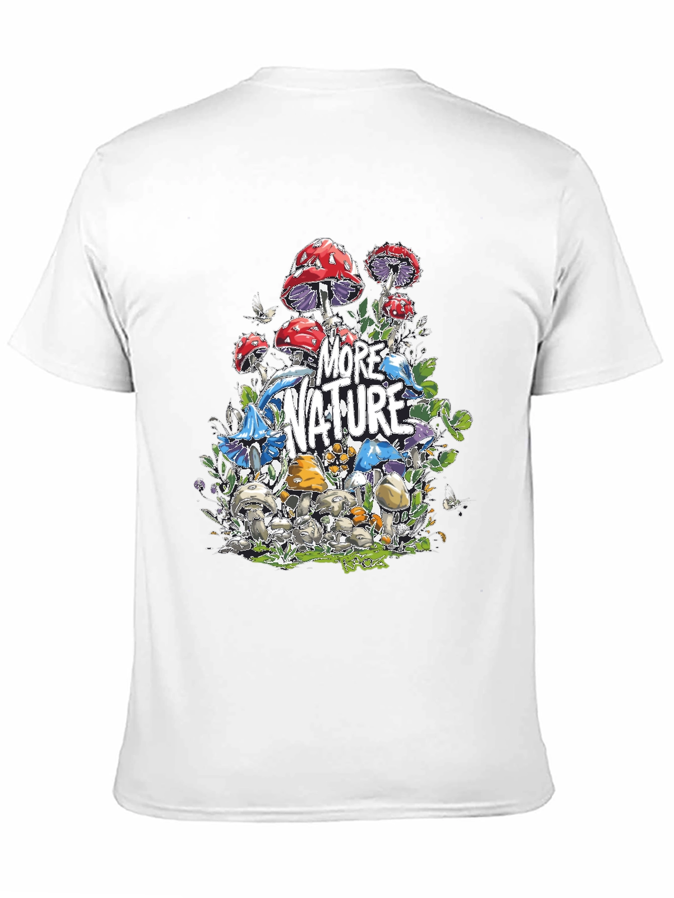 More Nature Graphic T-Shirt - Mushroom Design