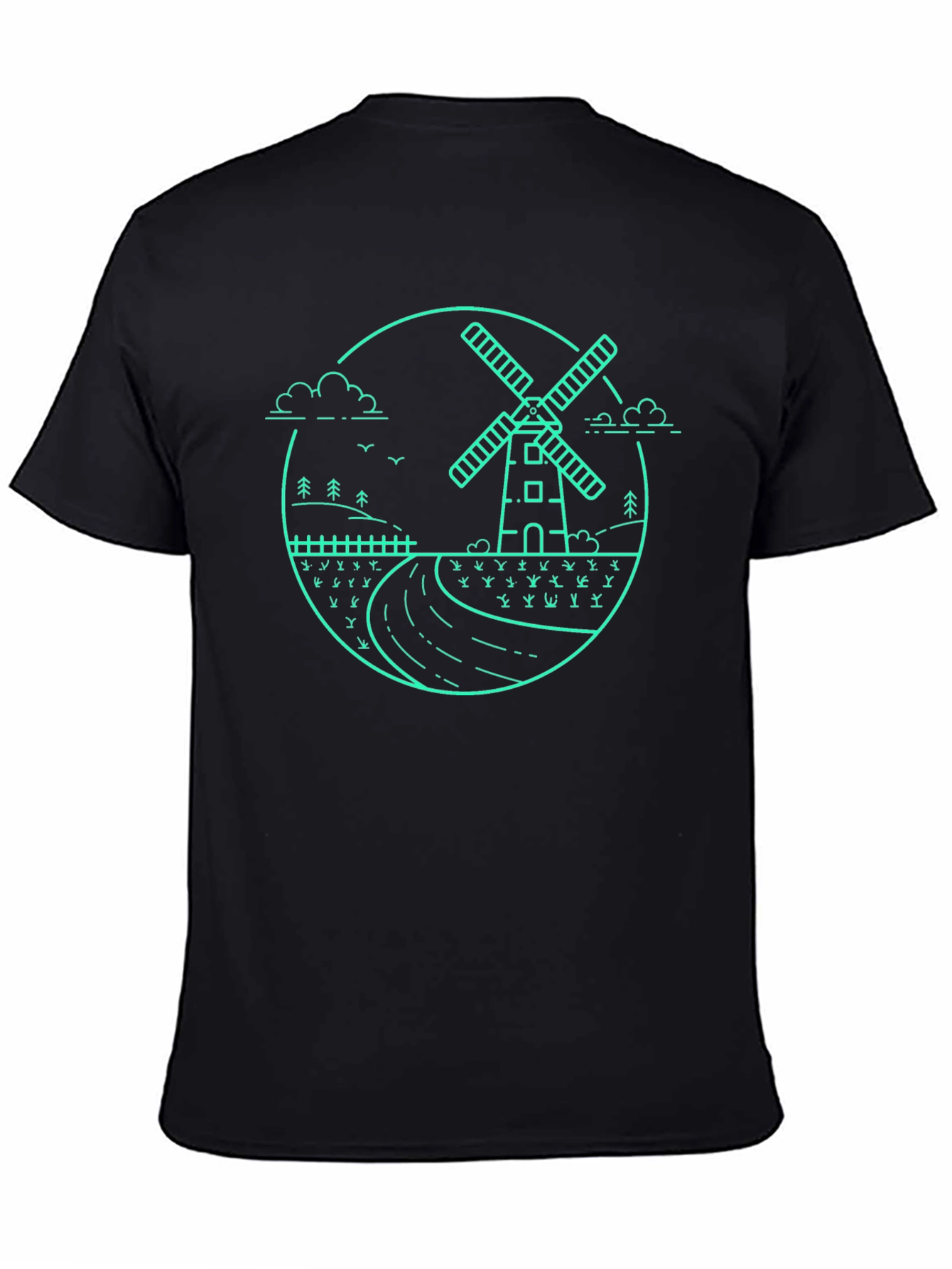 Windmill Graphic T-Shirt
