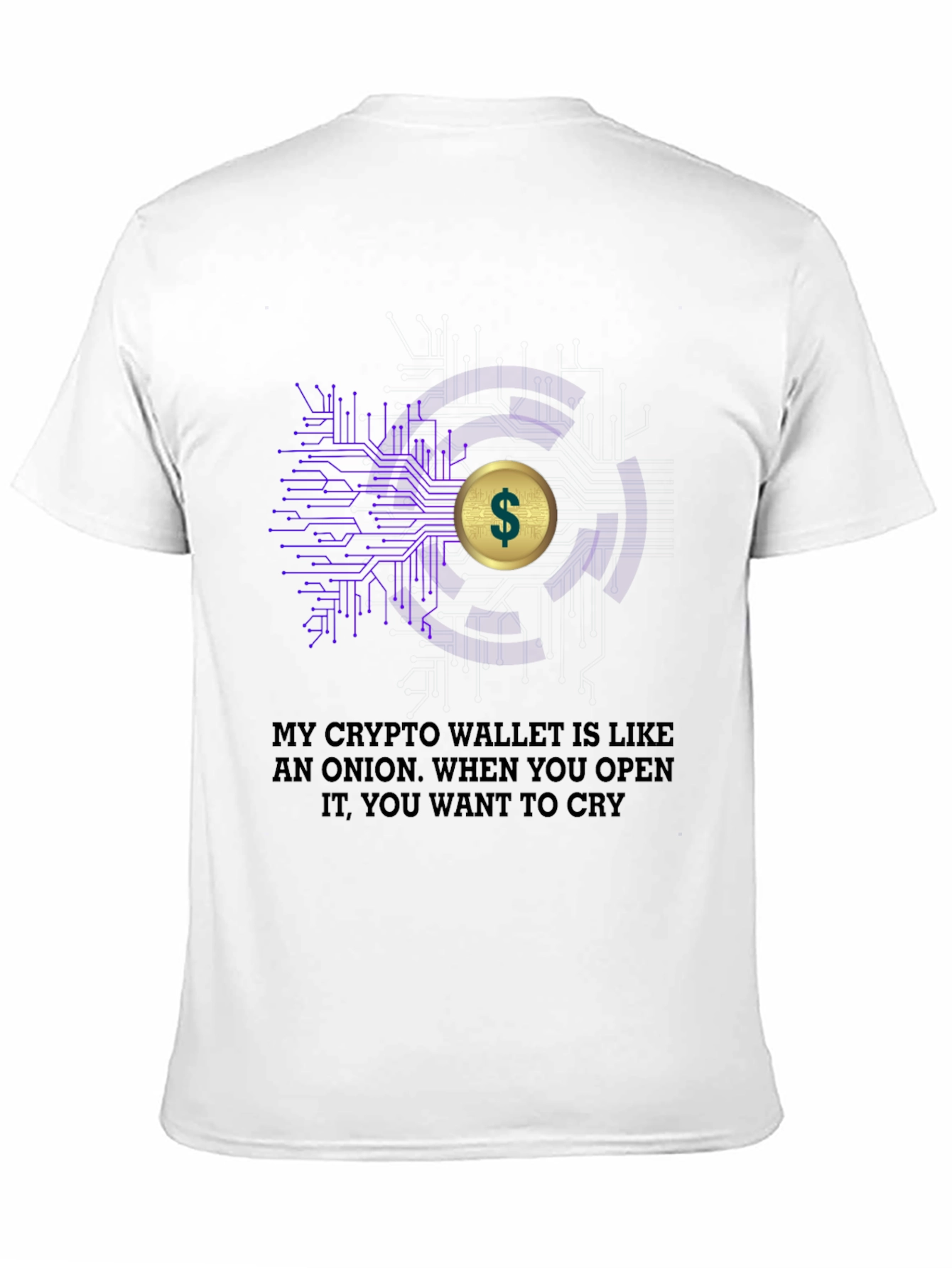 Crypto Wallet Onion T-Shirt - Funny Bitcoin Tee