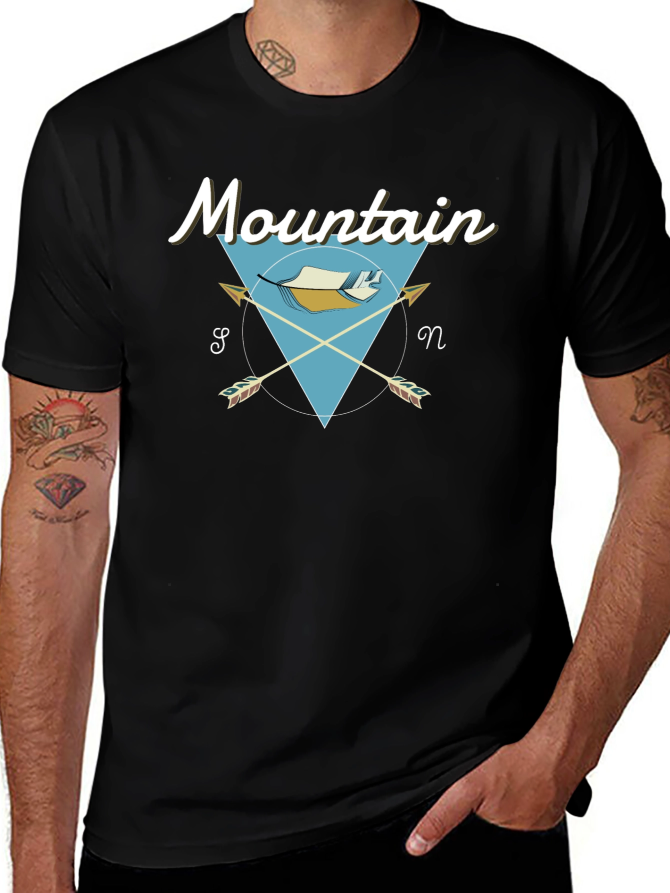 Mountain Compass Arrow T-Shirt