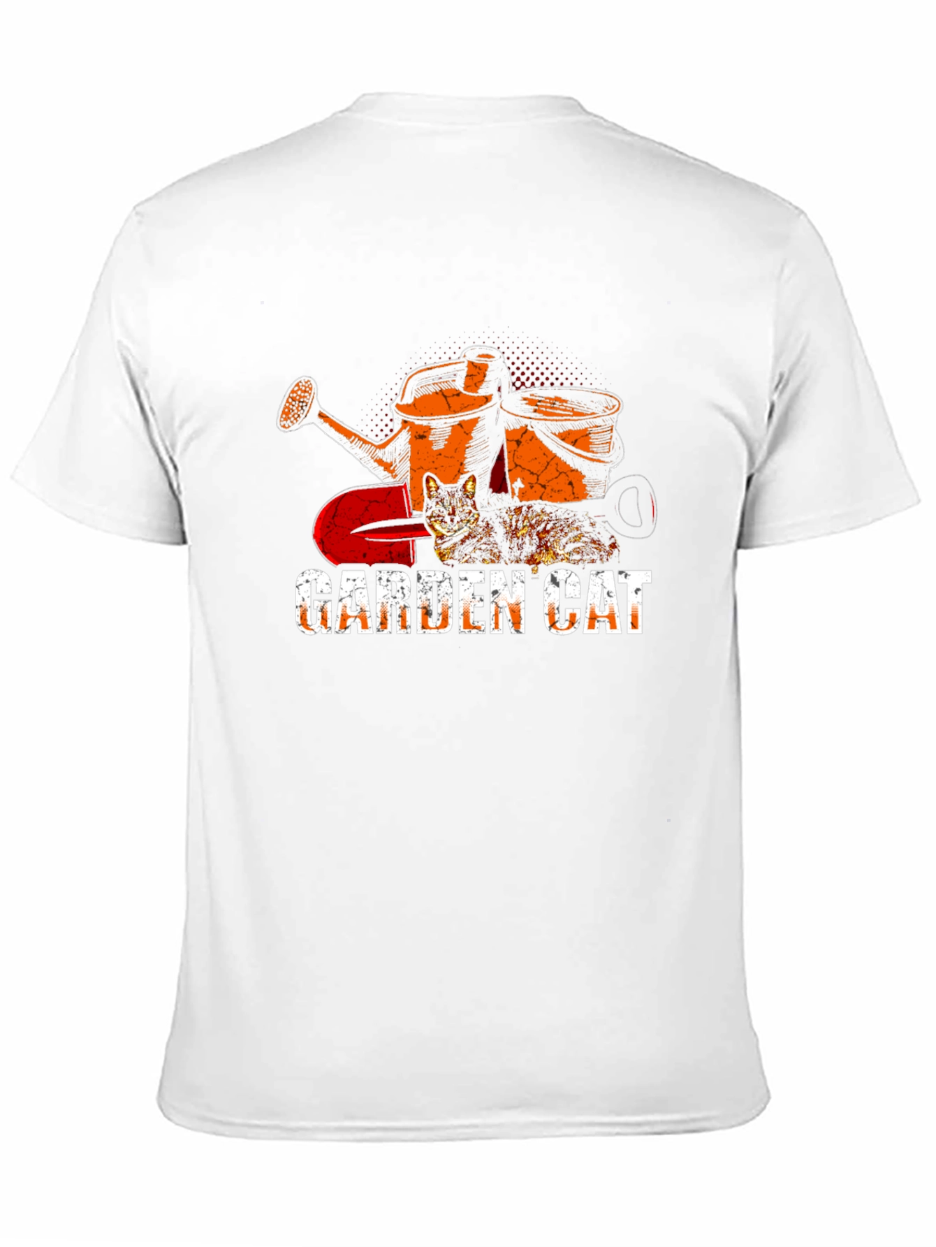 Garden Cat Graphic Tee - Gardening with Cats