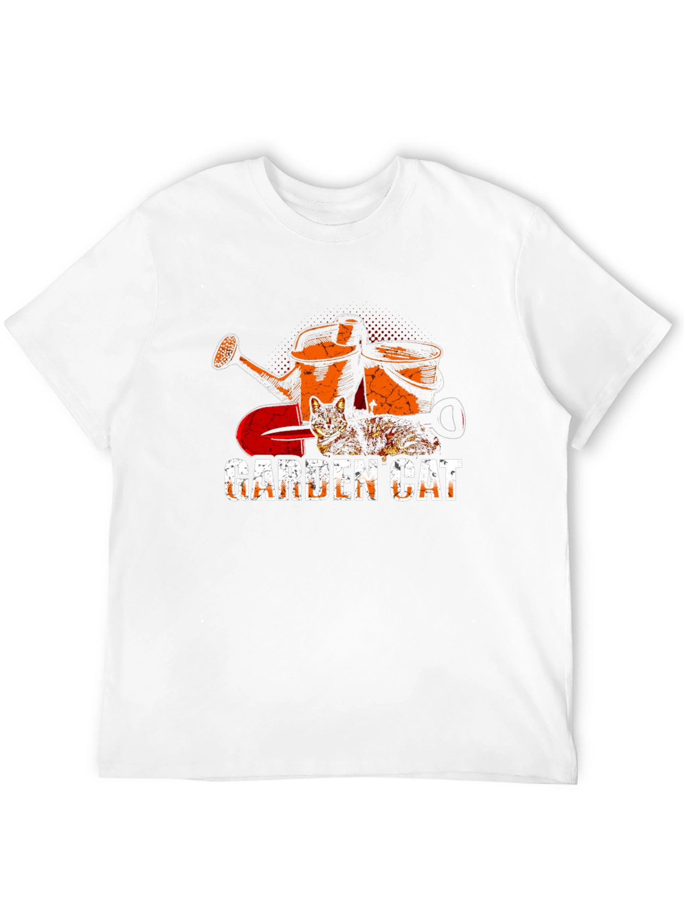 Garden Cat Graphic Tee - Gardening with Cats