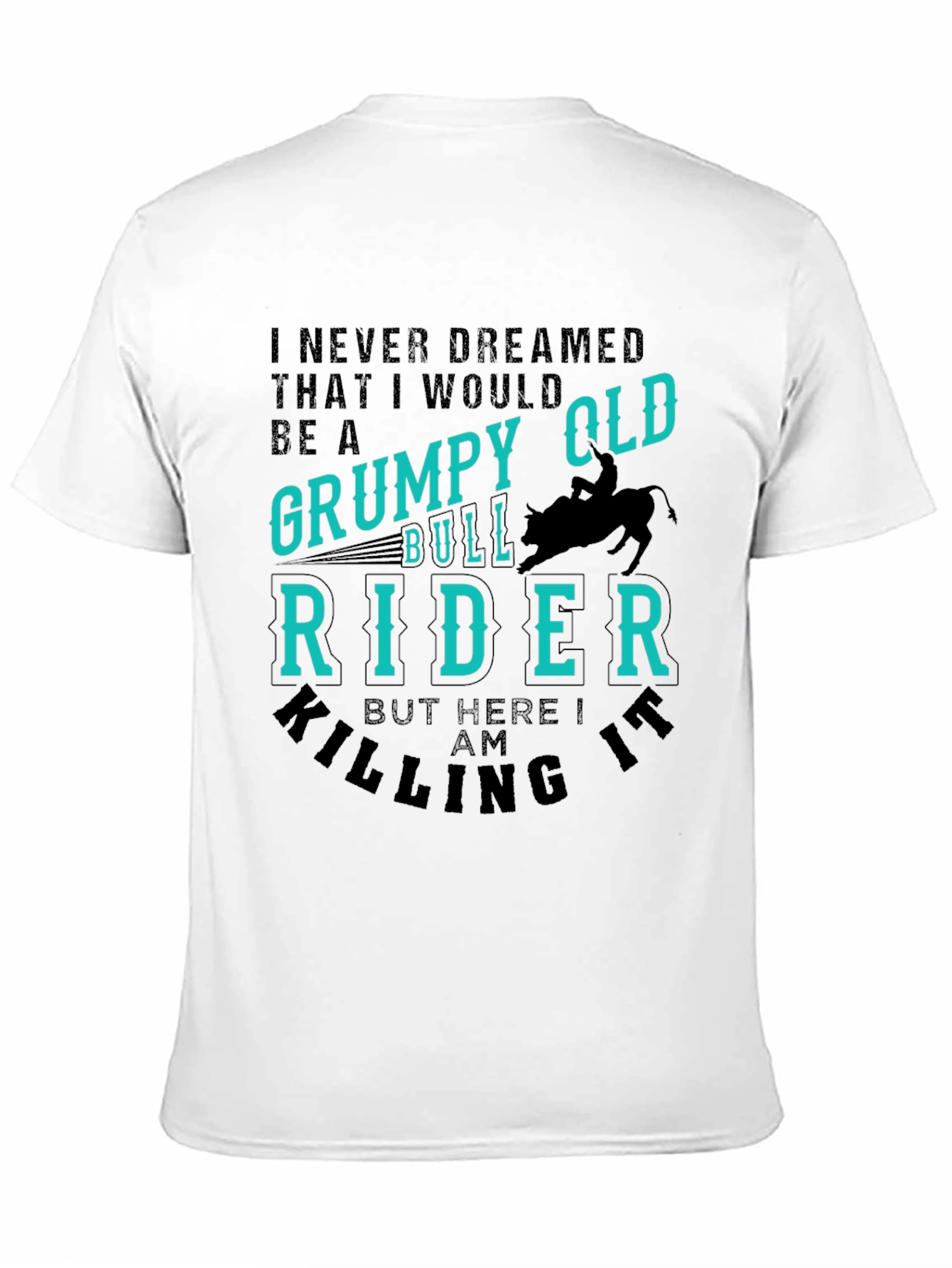 Grumpy Old Bull Rider Graphic T-Shirt