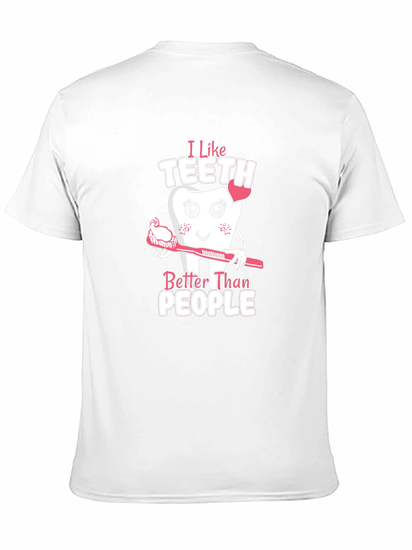 I Like Teeth Better Than People Graphic Tee