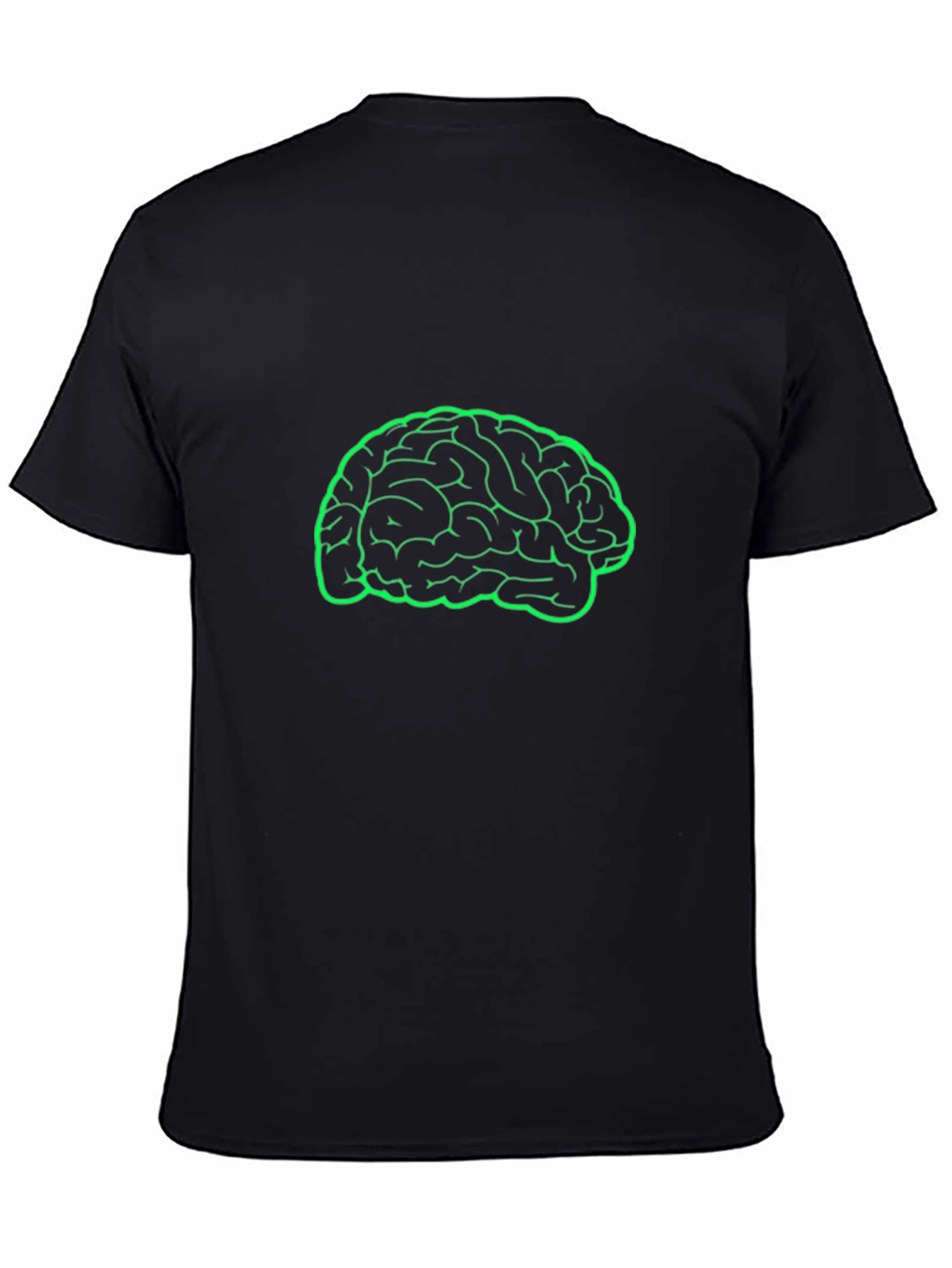 Brain Graphic Tee - Mens Black T-Shirt