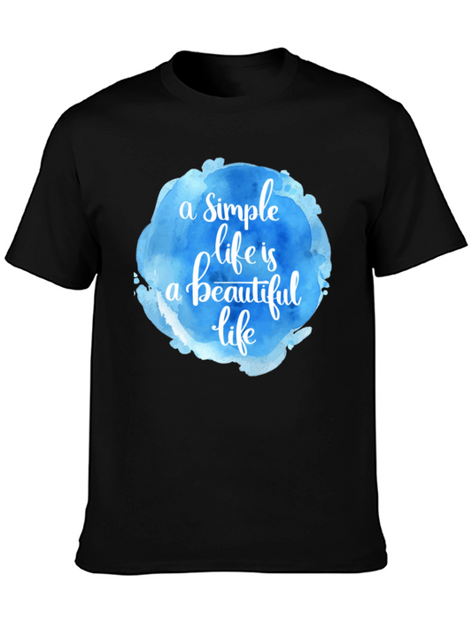 Simple Life T-Shirt - Beautiful Watercolor Design