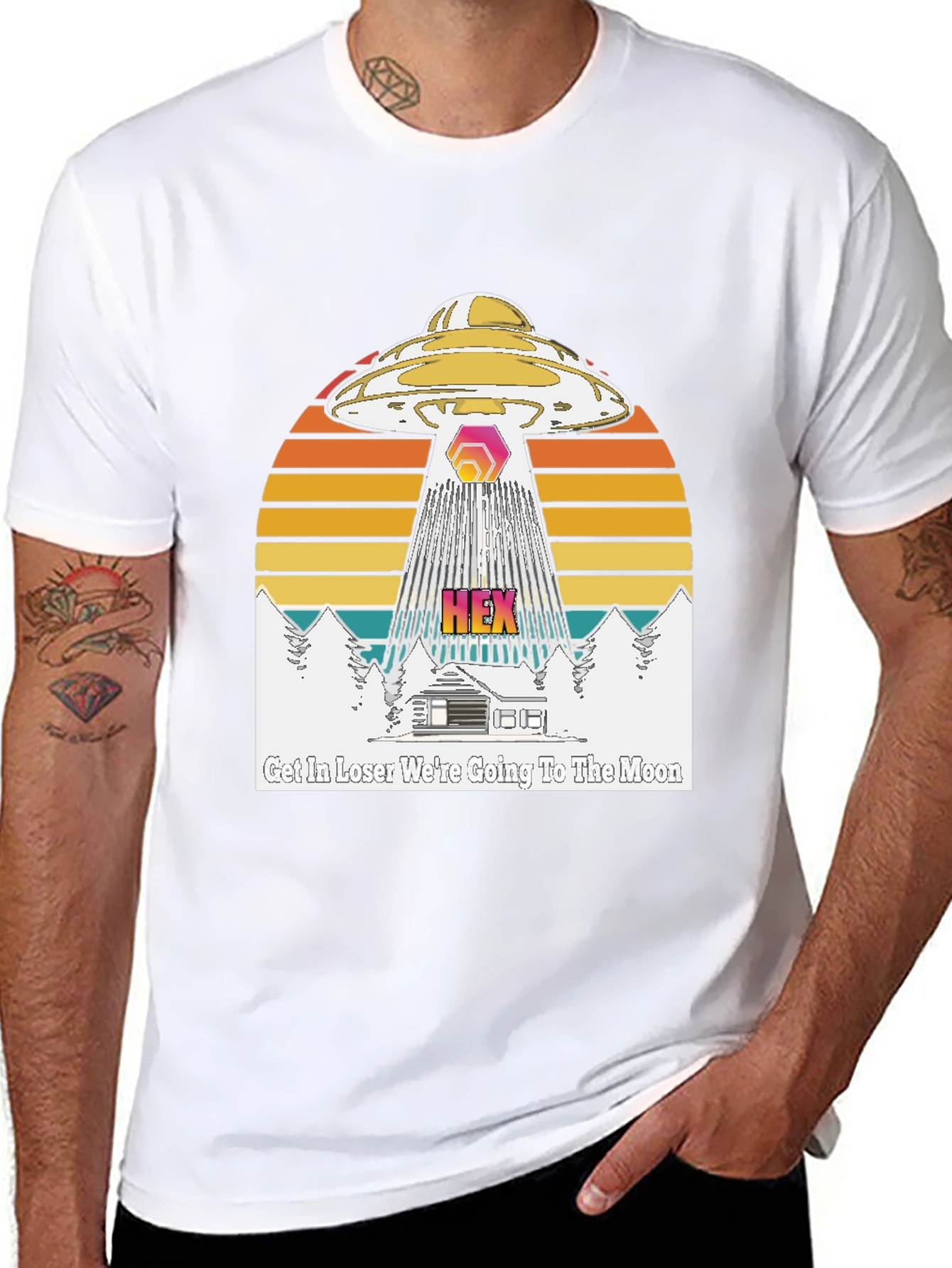 HEX Crypto UFO Graphic Tee
