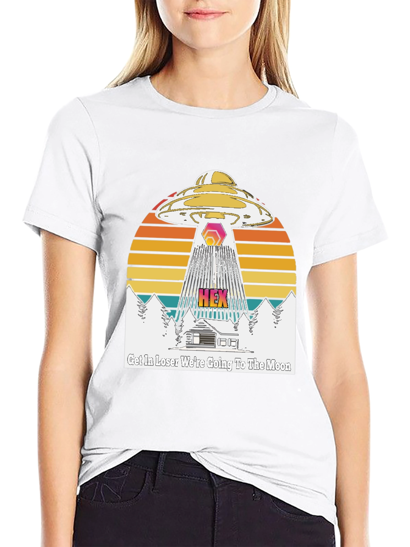 HEX Crypto UFO Graphic Tee