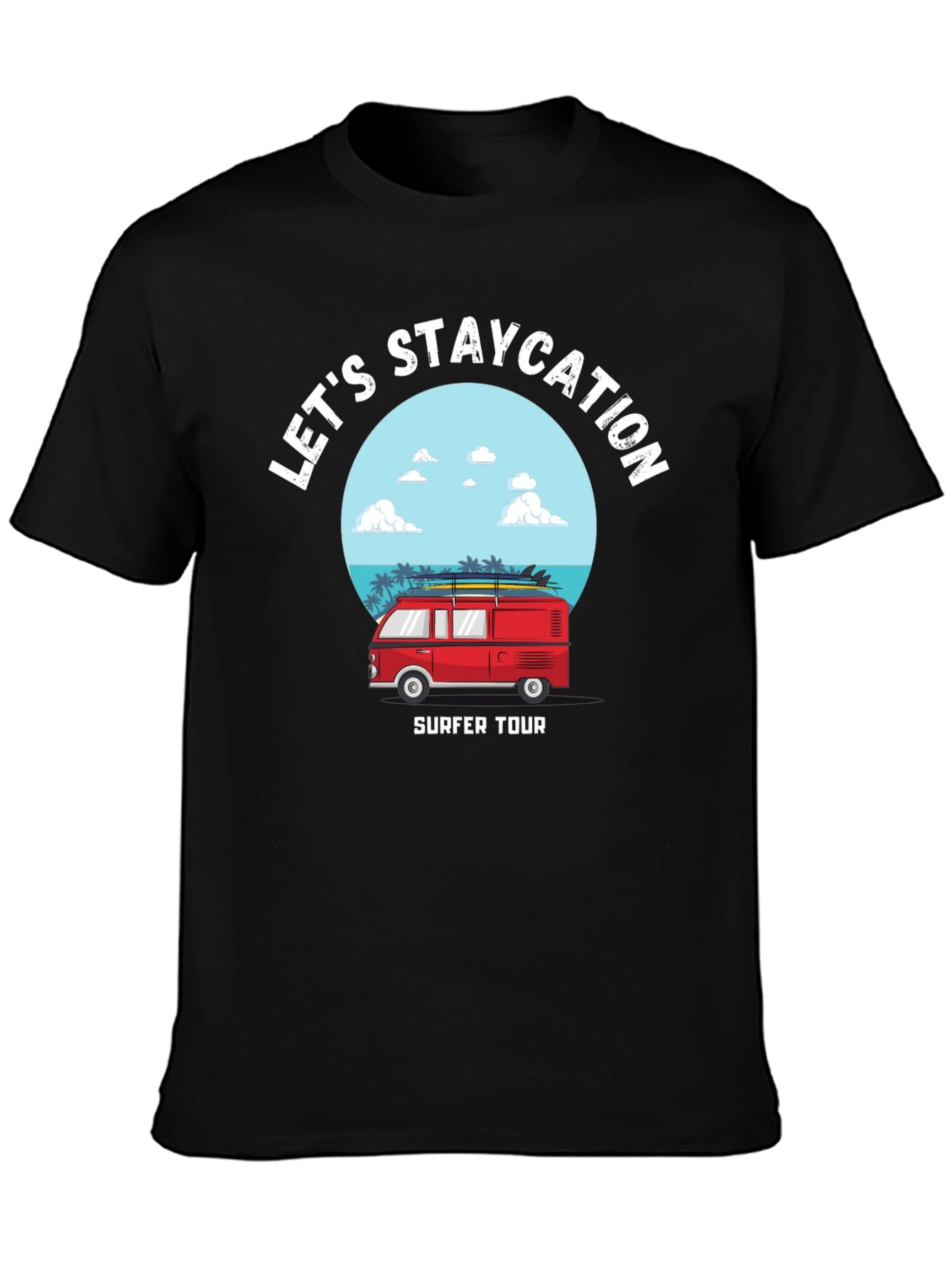 Staycation Surfer Tour Graphic Tee