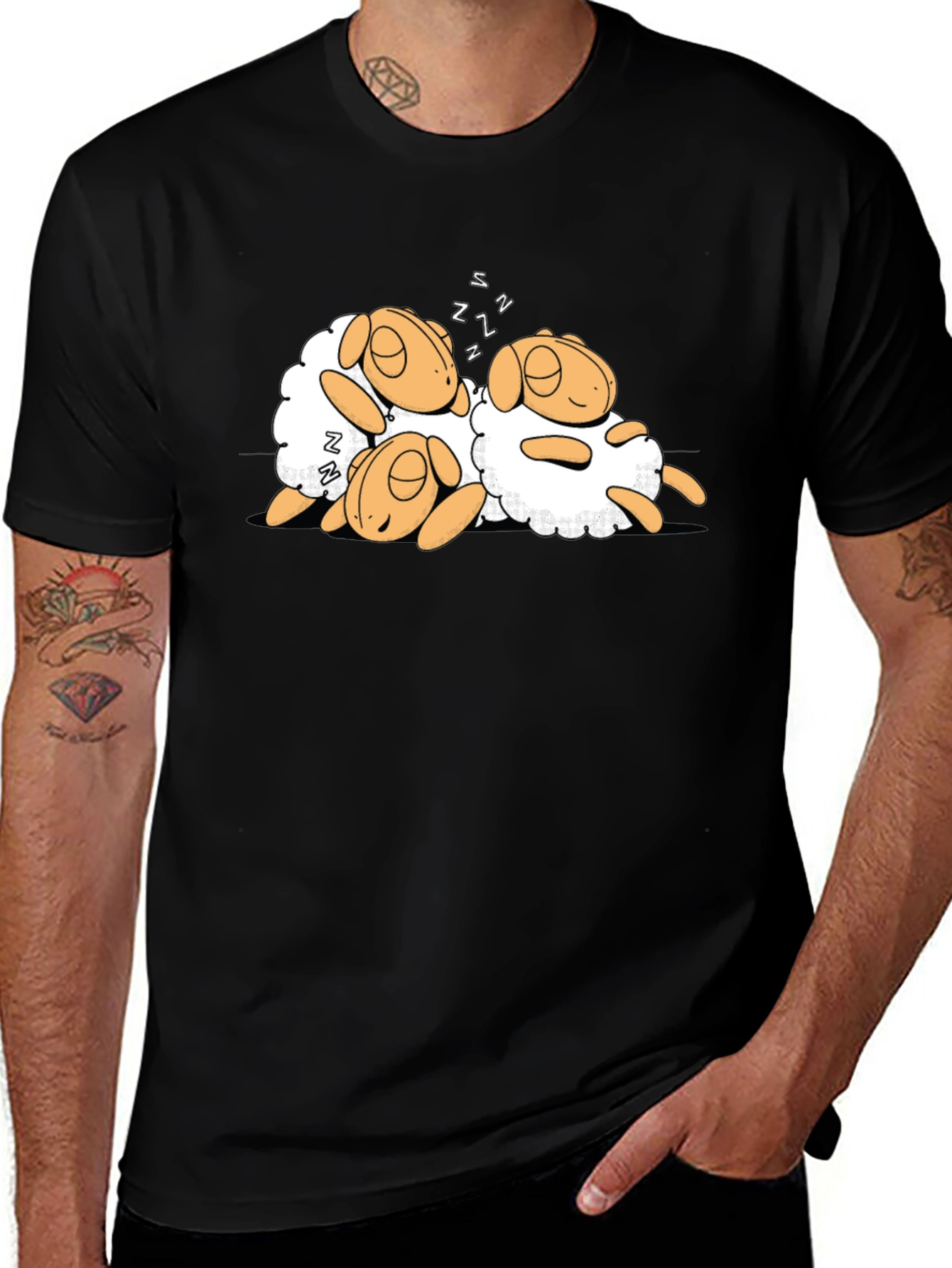 Black Sheep Sleep Tee - Counting Sheep Shirt