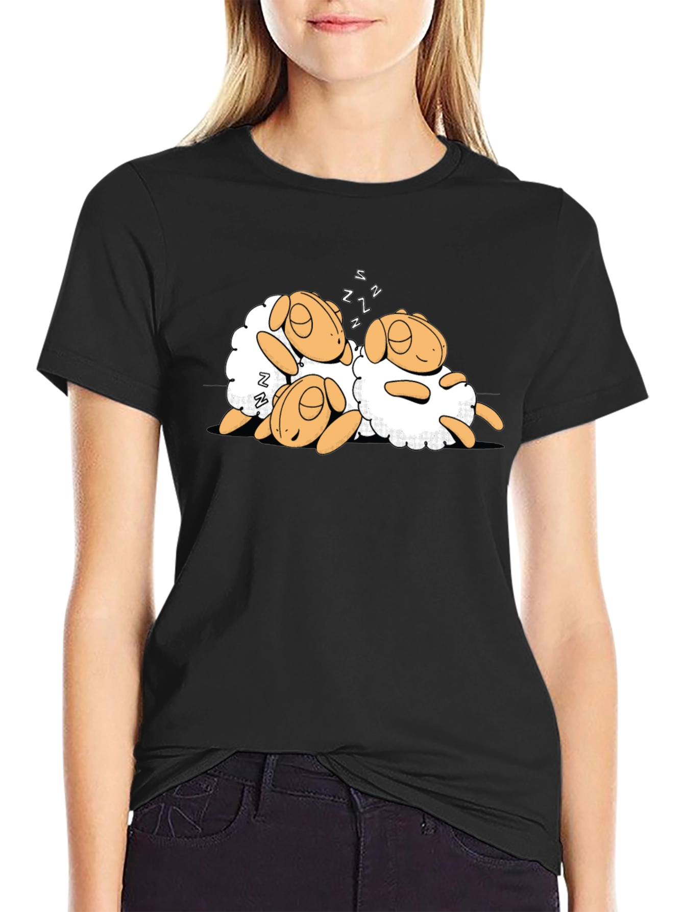 Black Sheep Sleep Tee - Counting Sheep Shirt
