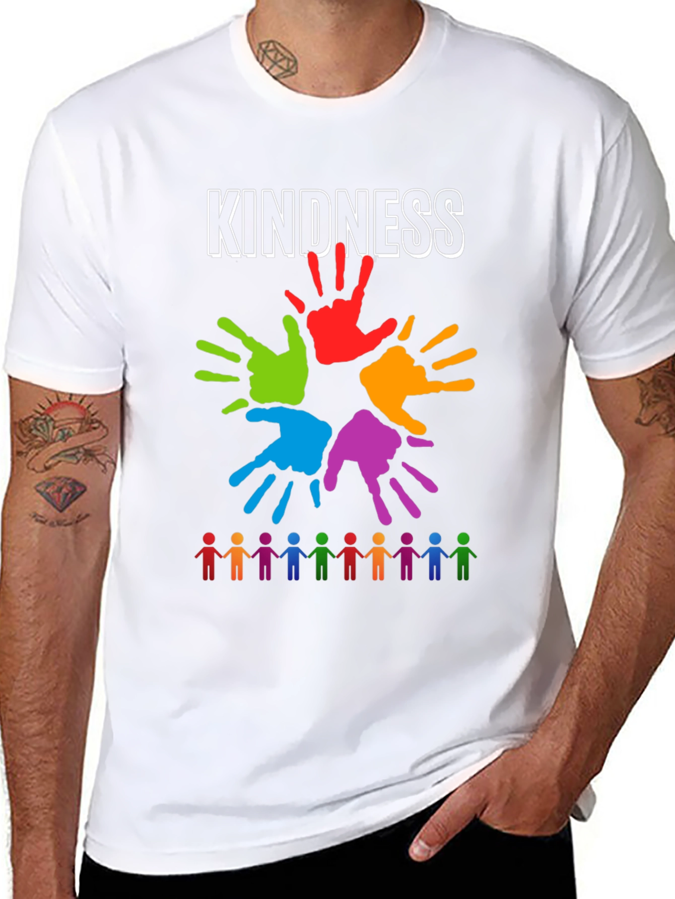 Kindness Graphic Tee - Unity & Diversity Shirt