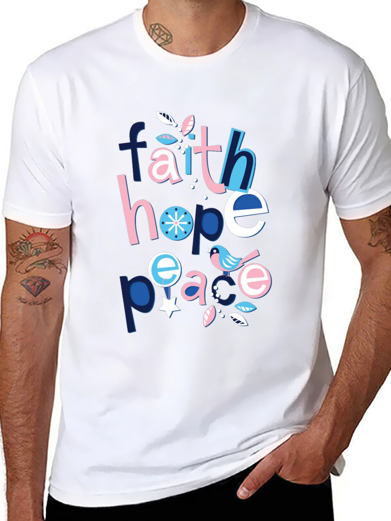 Faith Hope Peace Graphic Tee