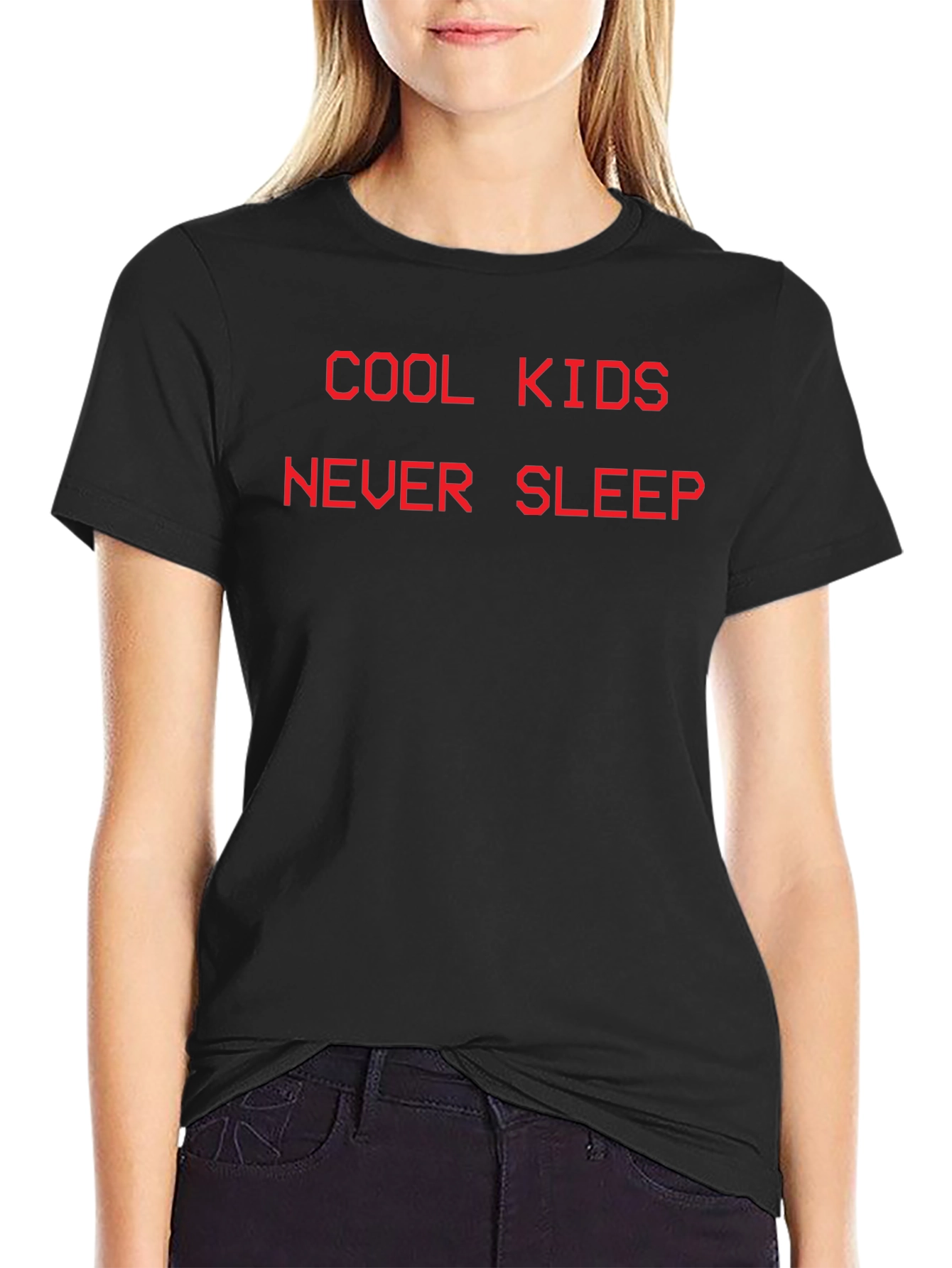 Cool Kids Never Sleep Graphic T-Shirt