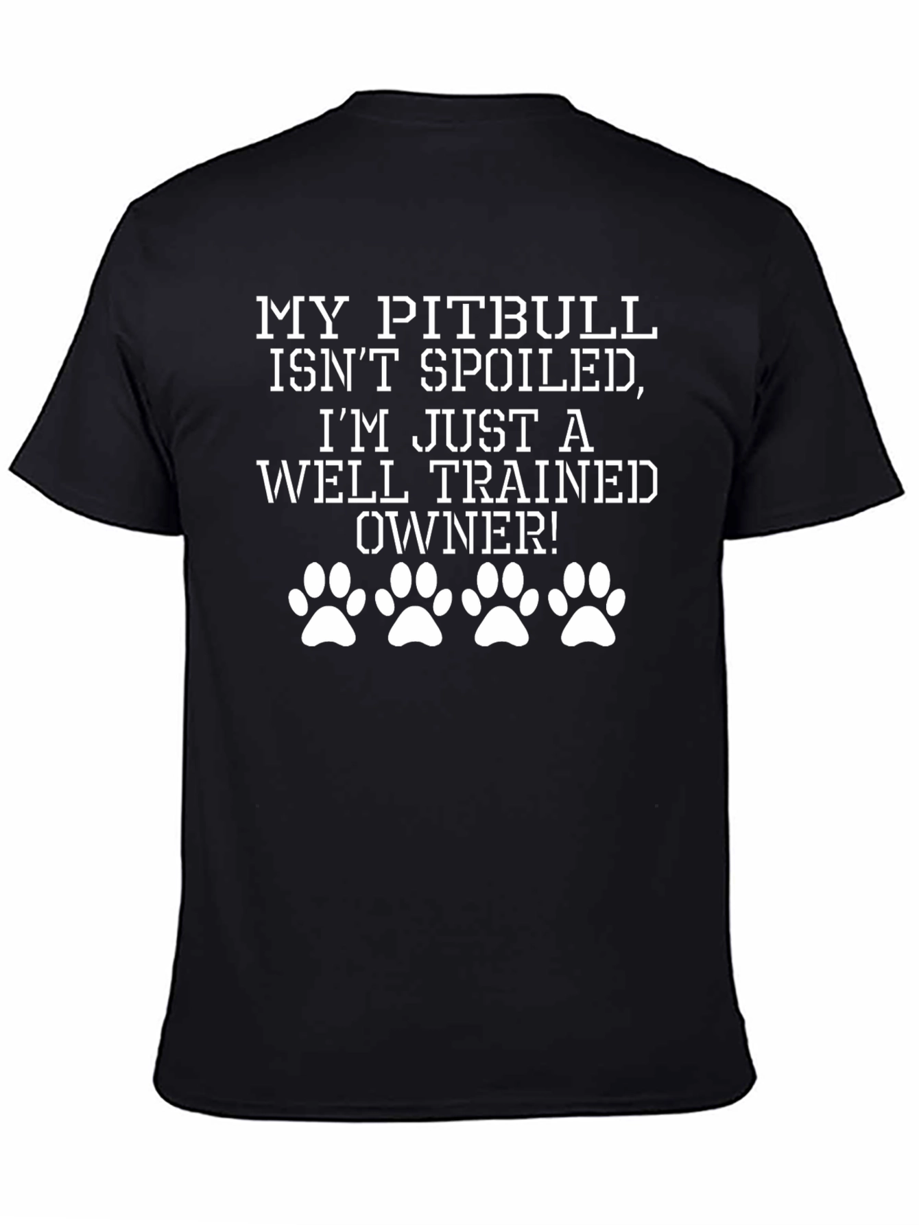 Pitbull Owner Novelty Graphic T-Shirt
