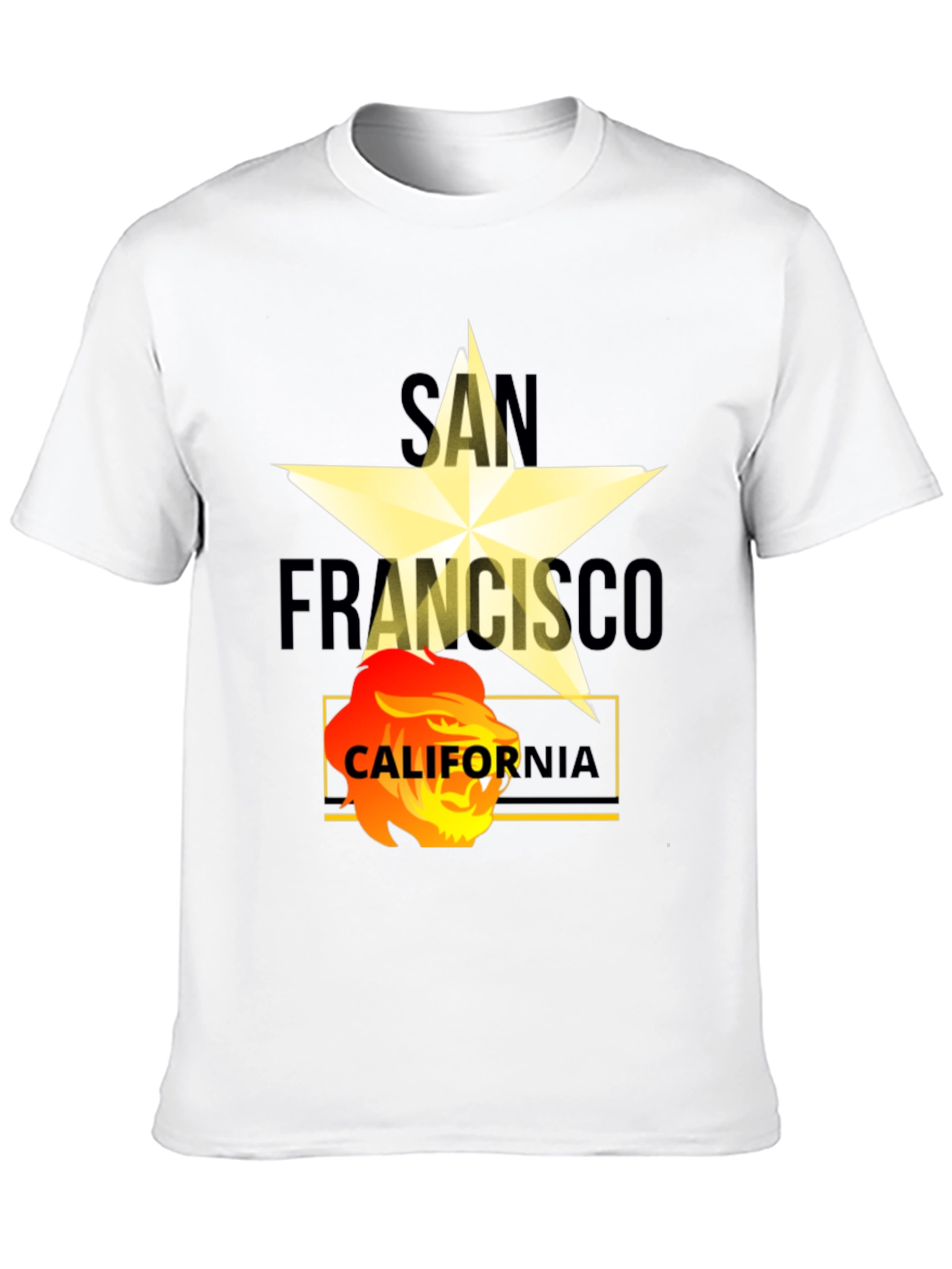 San Francisco California Lion Graphic Tee
