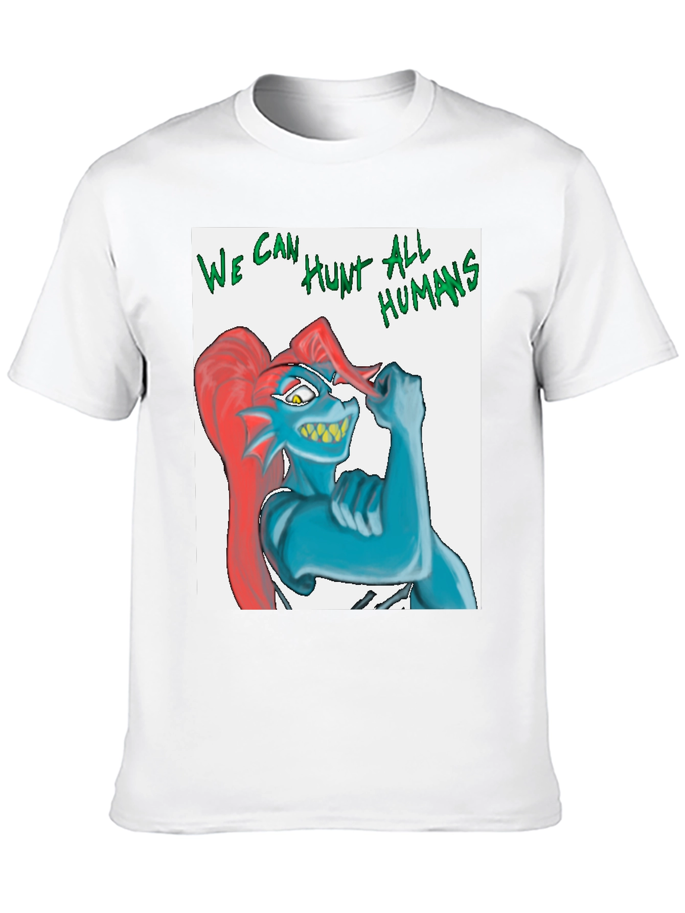 Undertale Undyne We Can Hunt All Humans T-Shirt