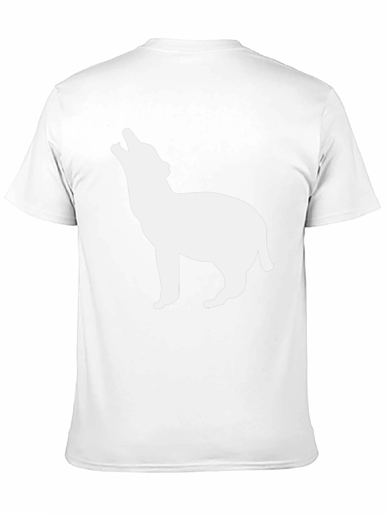 Black Wolf Howling T-Shirt