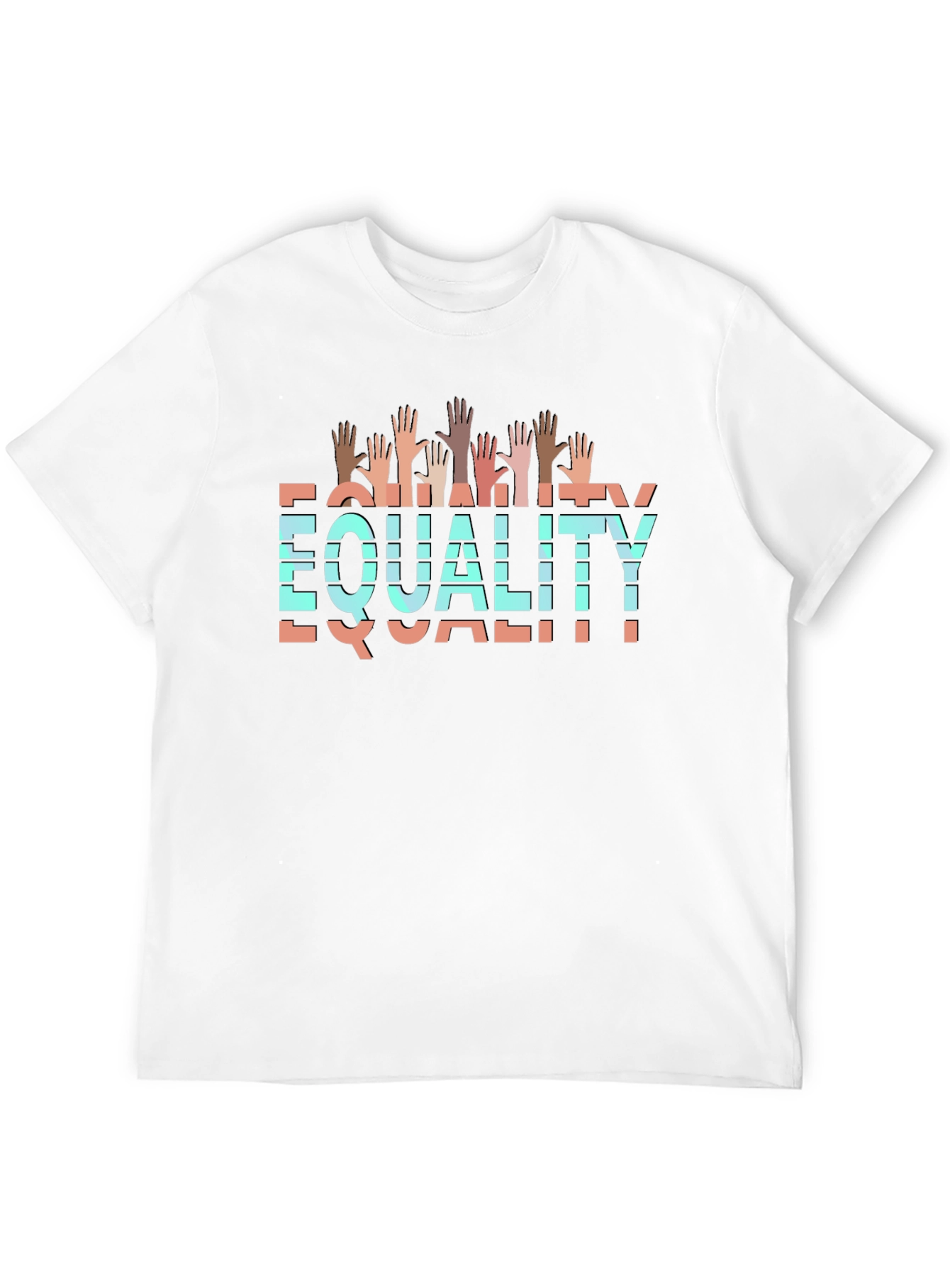 Equality T-Shirt - Multi-Hand Design