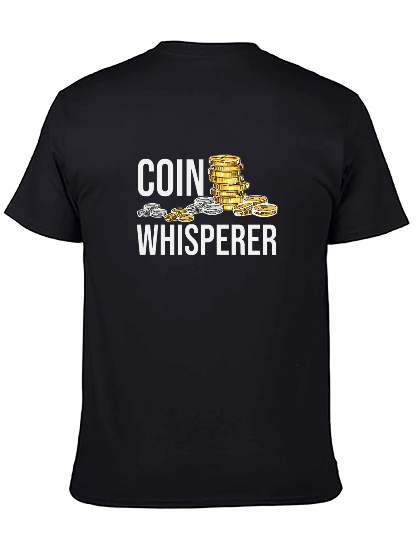 Coin Whisperer Black T-Shirt