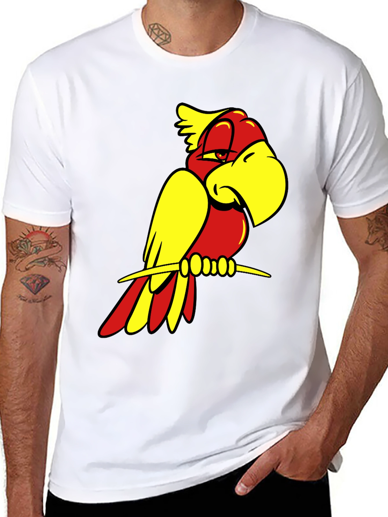 Cool Parrot Graphic Tee
