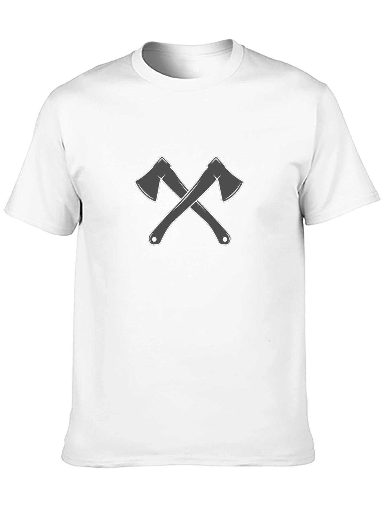 Crossed Axes Graphic Tee - Lumberjack Style