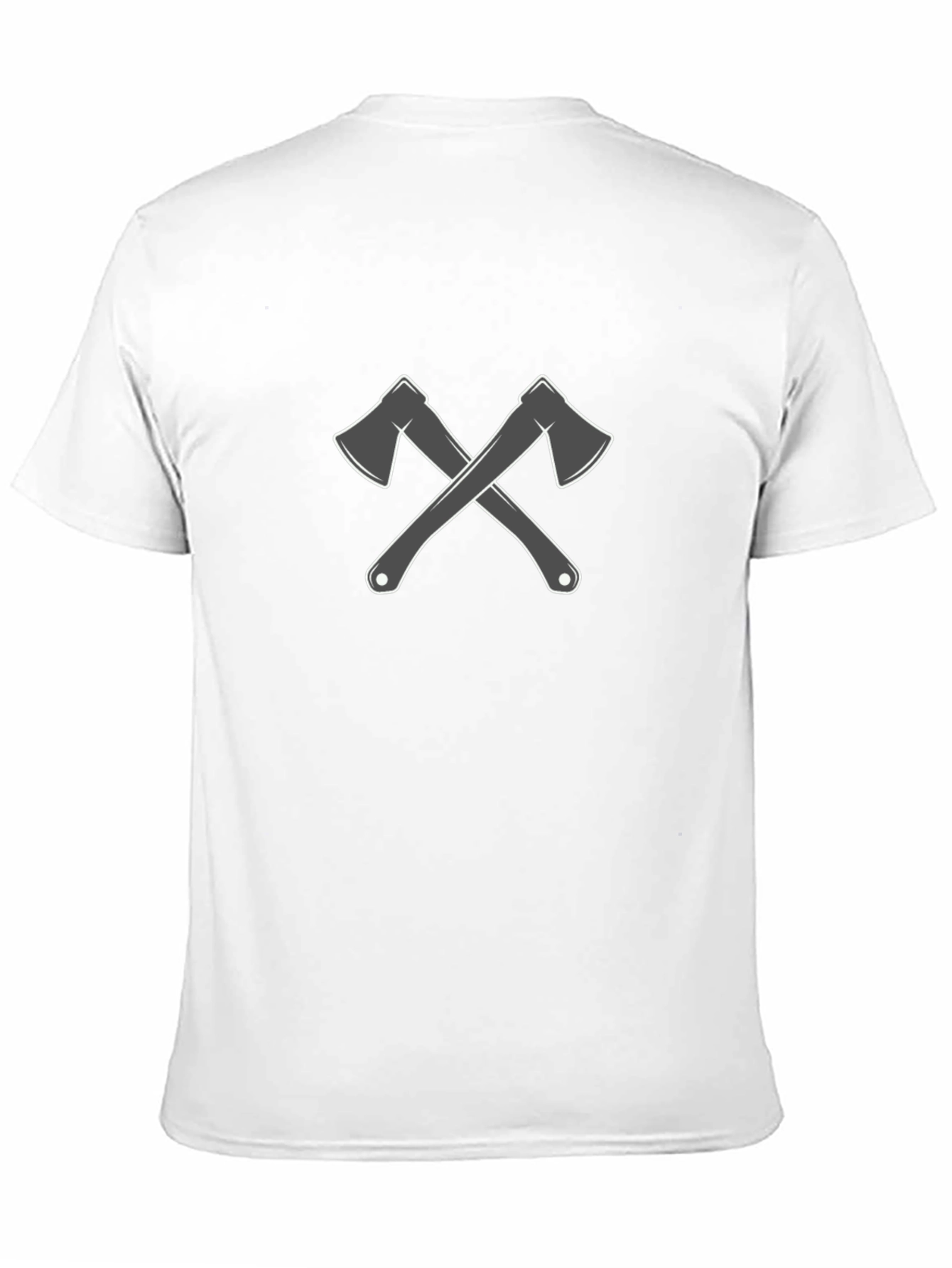 Crossed Axes Graphic Tee - Lumberjack Style