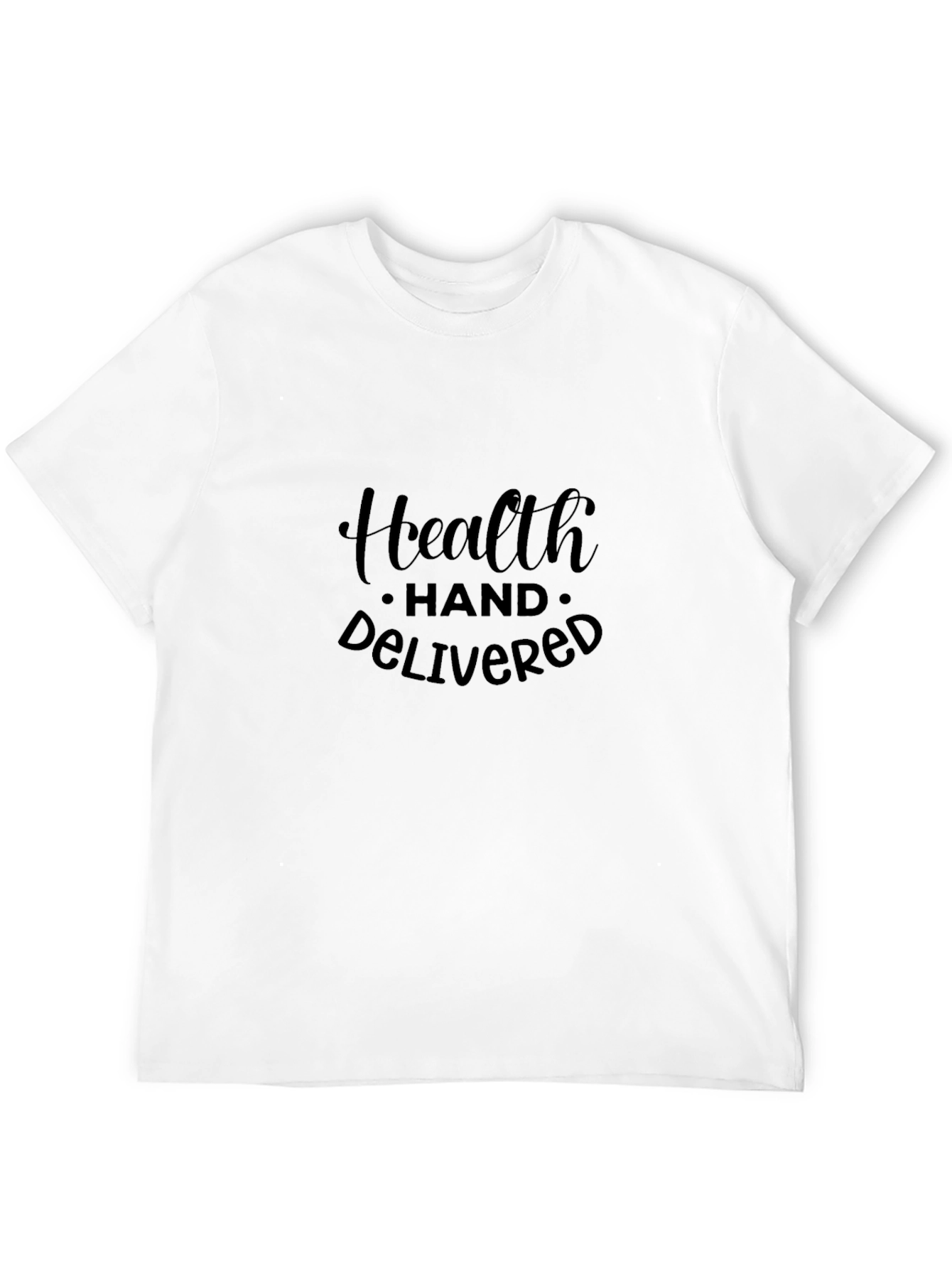 Health Hand Delivered Black T-Shirt