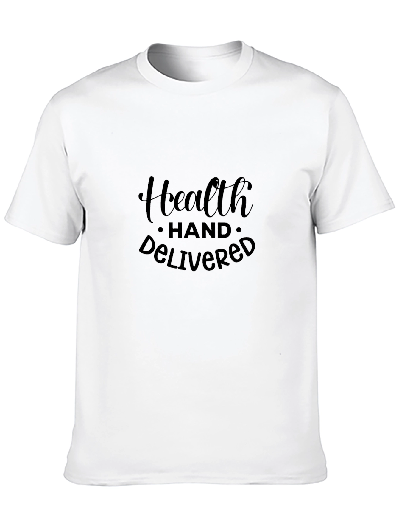 Health Hand Delivered Black T-Shirt