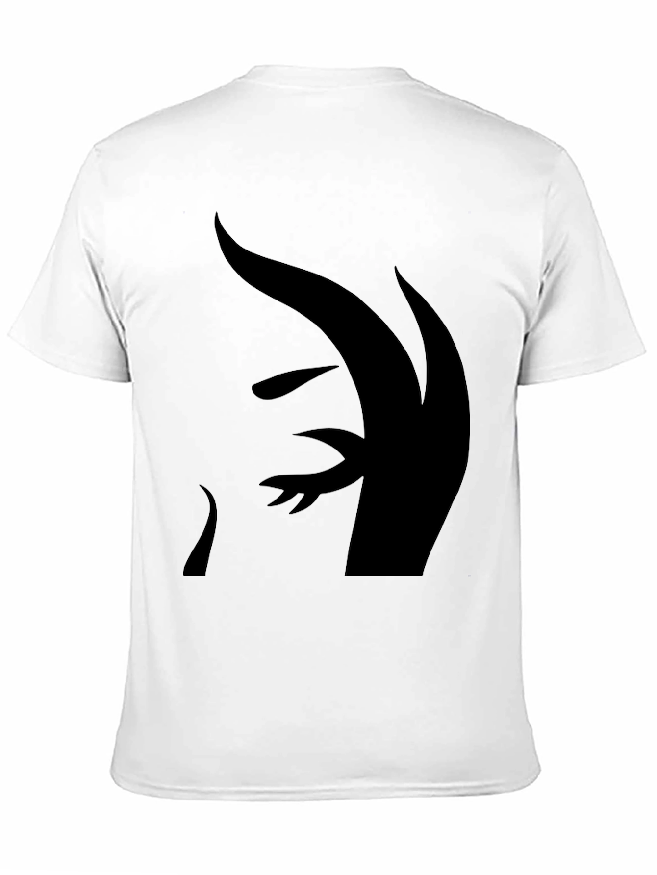 Abstract Silhouette Black T-Shirt