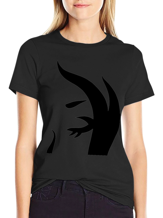 Abstract Silhouette Black T-Shirt