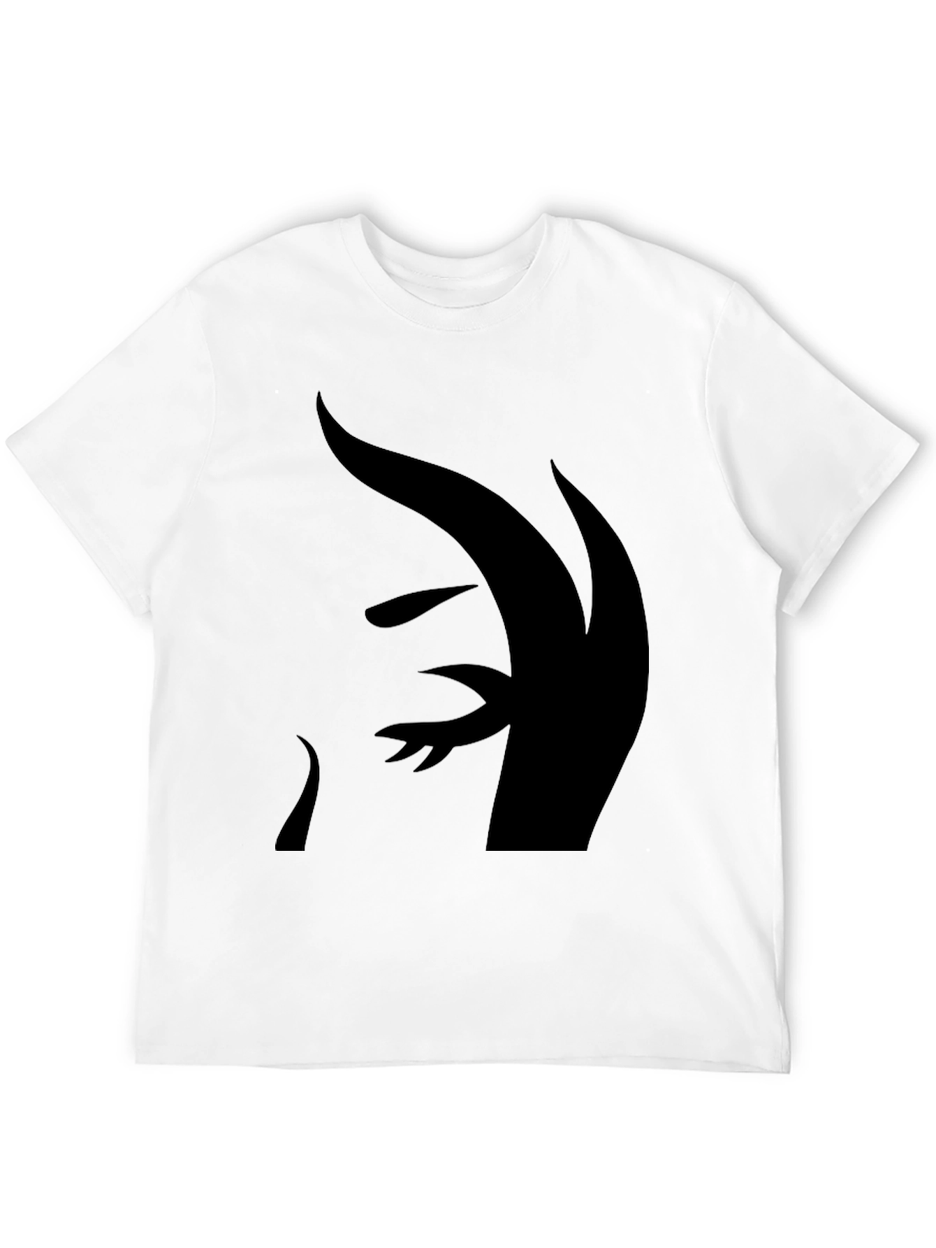 Abstract Silhouette Black T-Shirt