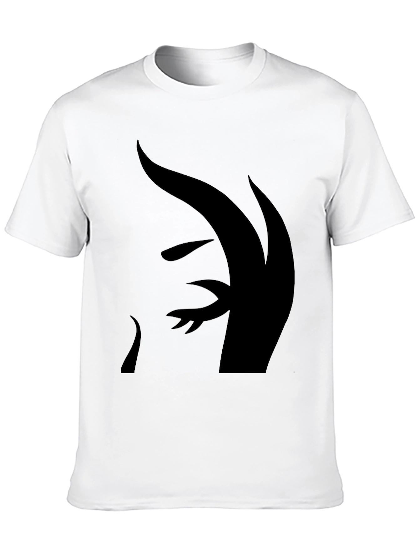Abstract Silhouette Black T-Shirt