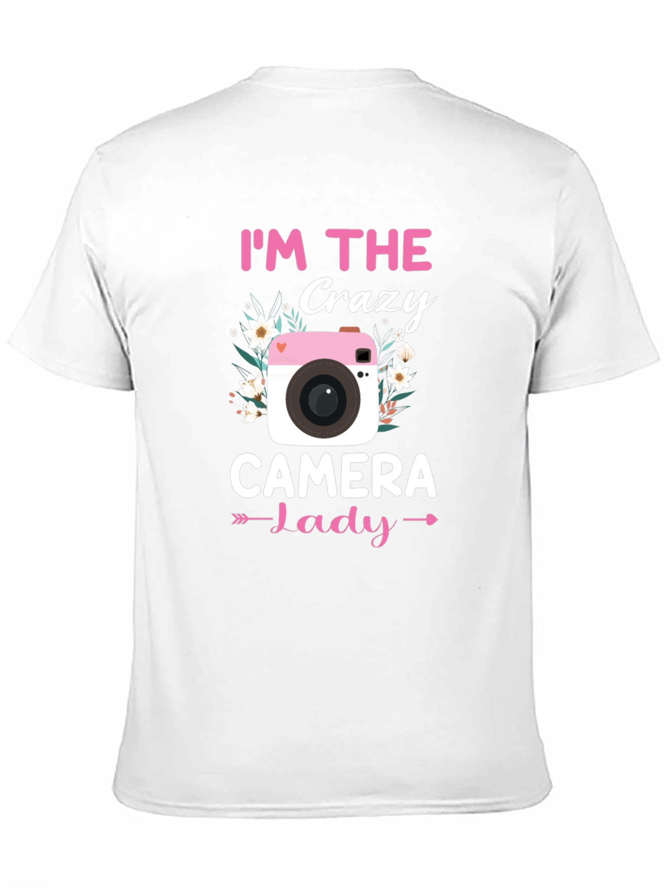 Crazy Camera Lady T-Shirt - Photographer Gift