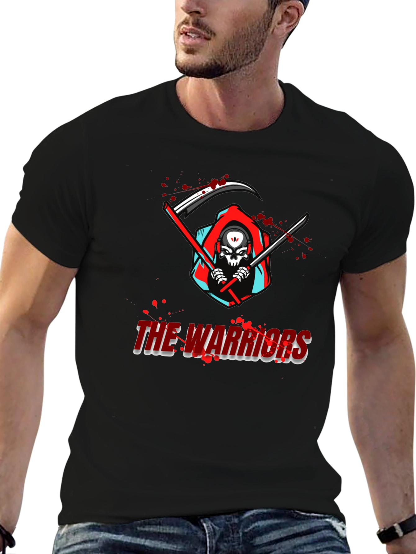 The Warriors Graphic T-Shirt - Grim Reaper Design