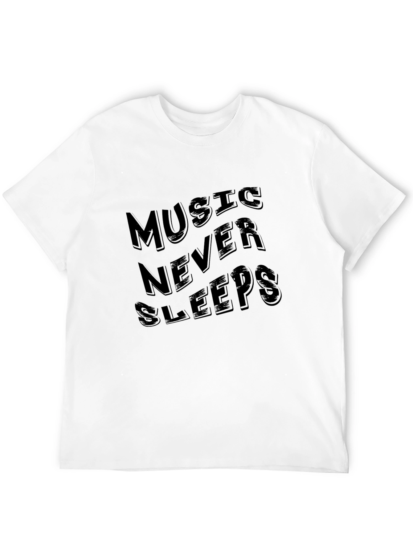 Music Never Sleeps Graphic Tee - Cool & Stylish