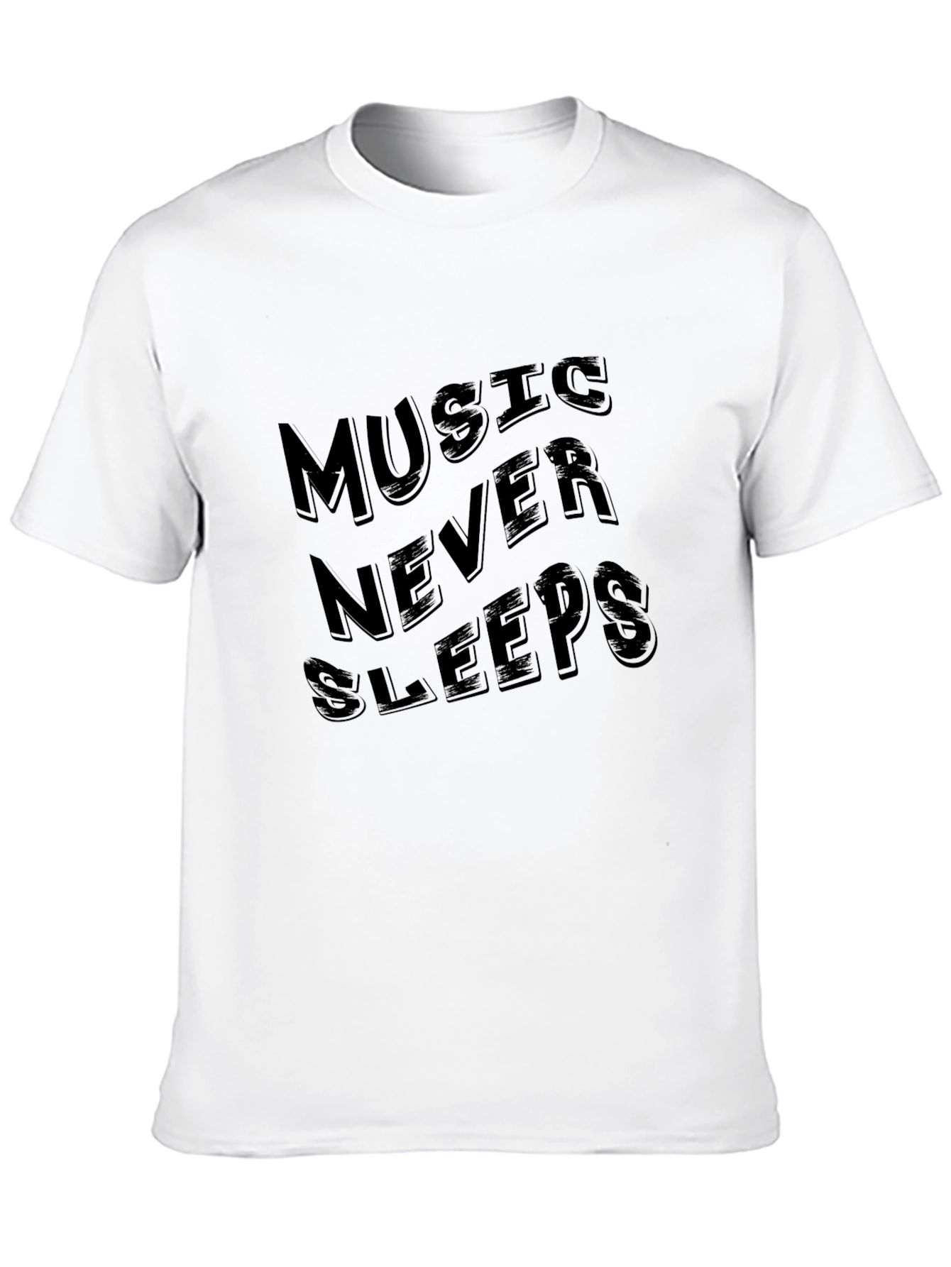 Music Never Sleeps Graphic Tee - Cool & Stylish
