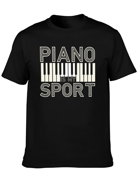 Piano Is My Sport Graphic Tee