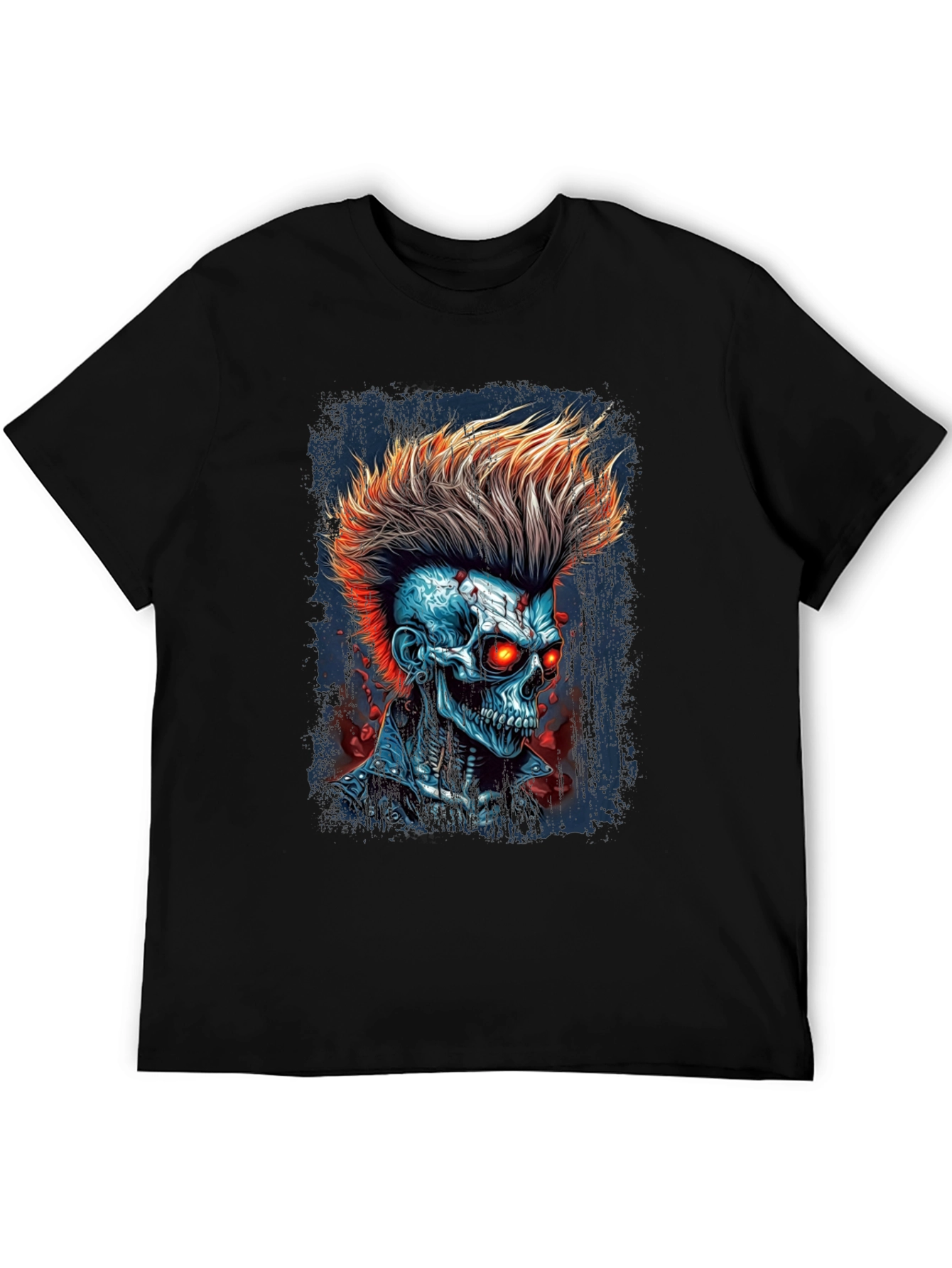 Punk Rock Skeleton T-Shirt - Edgy Graphic Tee