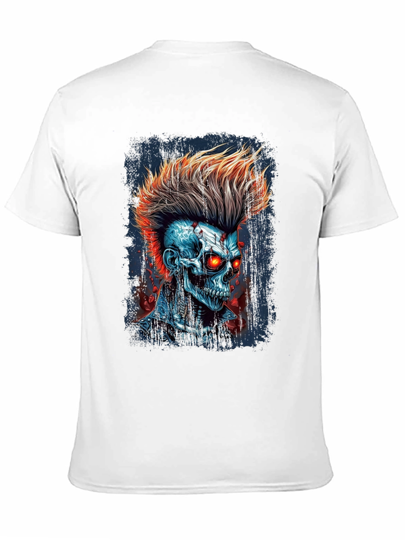 Punk Rock Skeleton T-Shirt - Edgy Graphic Tee