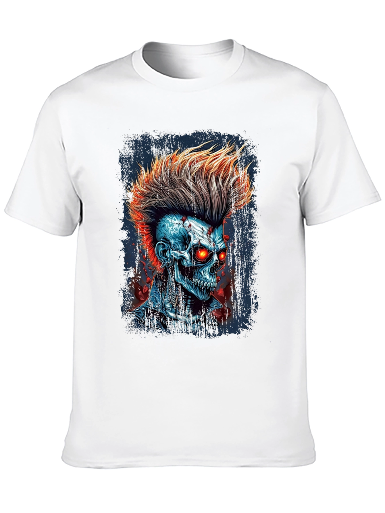Punk Rock Skeleton T-Shirt - Edgy Graphic Tee