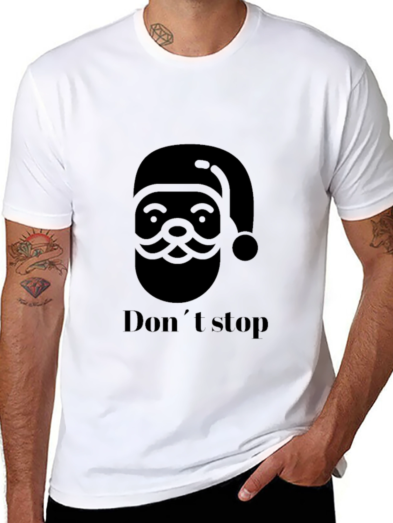 Dont Stop Santa T-Shirt