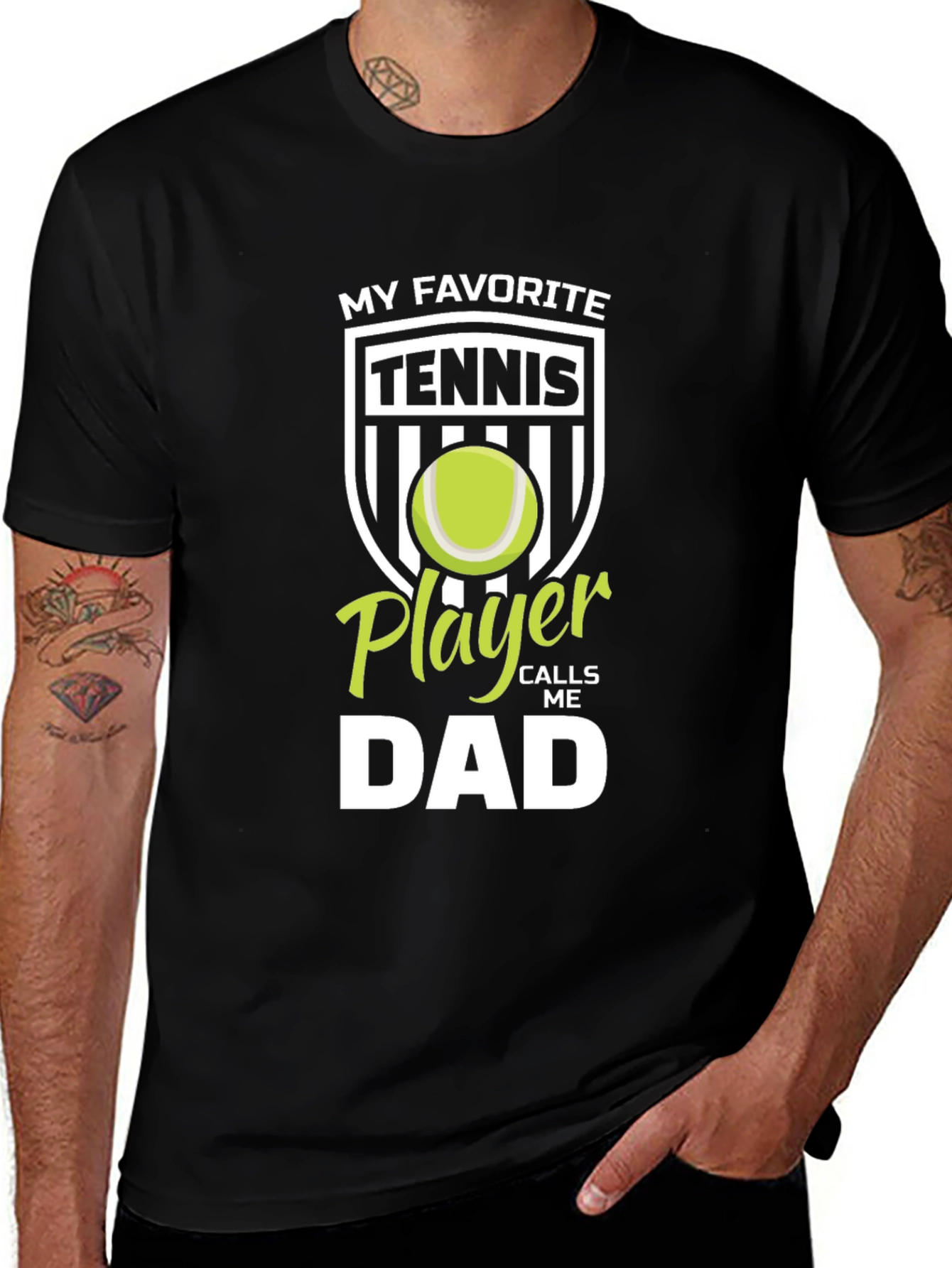 My Favorite Tennis Player Calls Me Dad T-Shirt