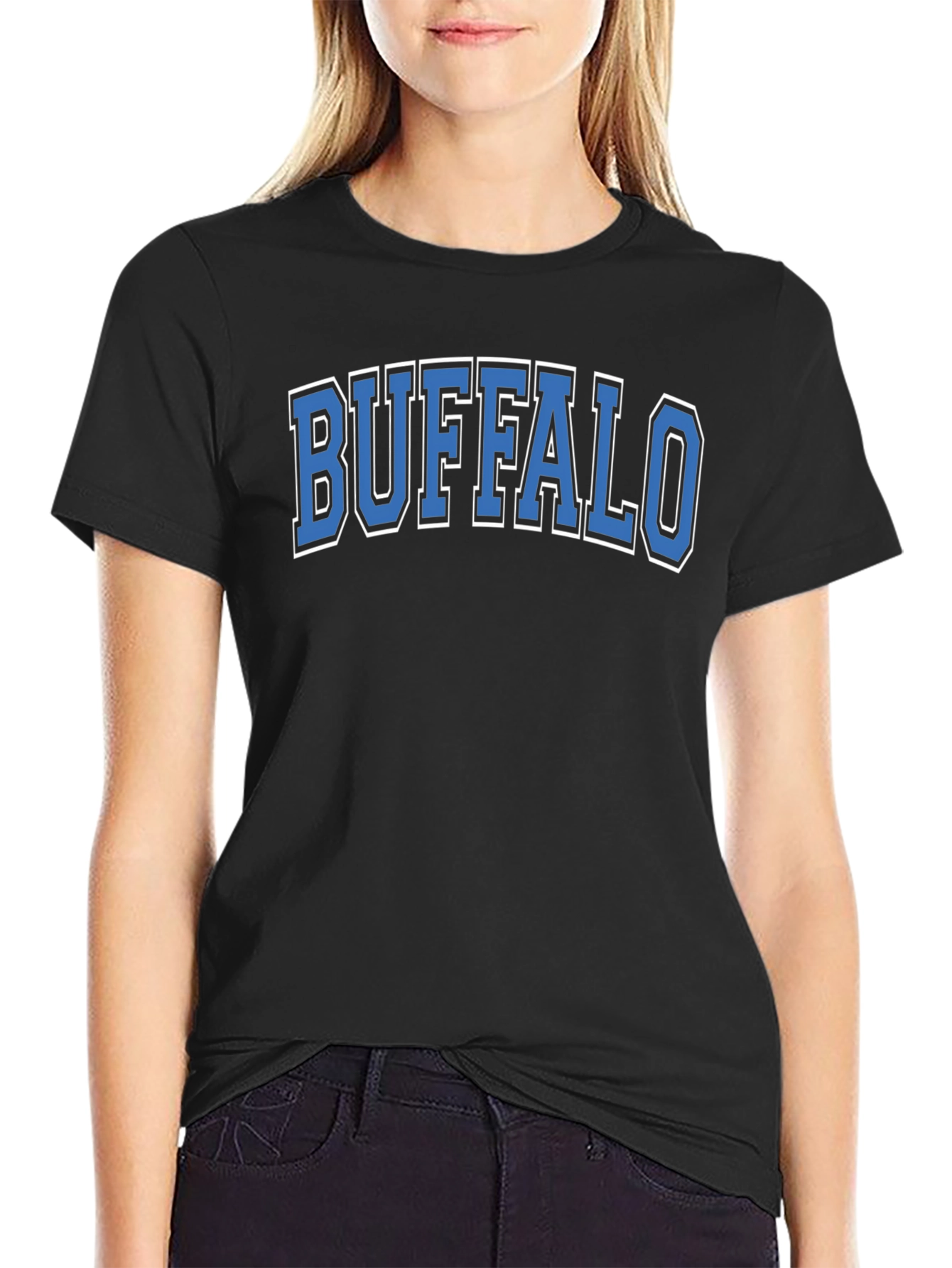 Buffalo Graphic Tee - Stylish Crew Neck T-Shirt
