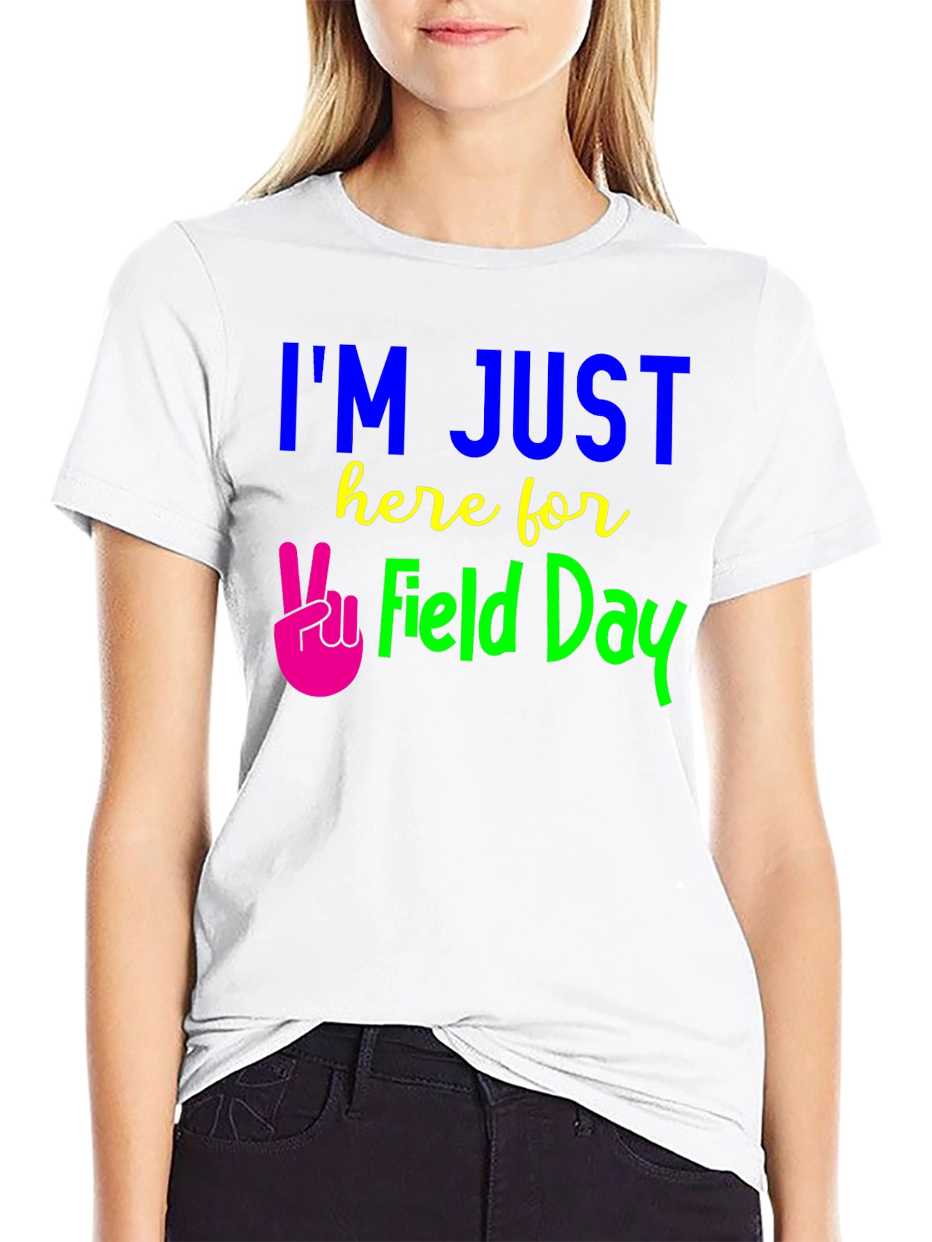 Im Just Here for Field Day Graphic Tee