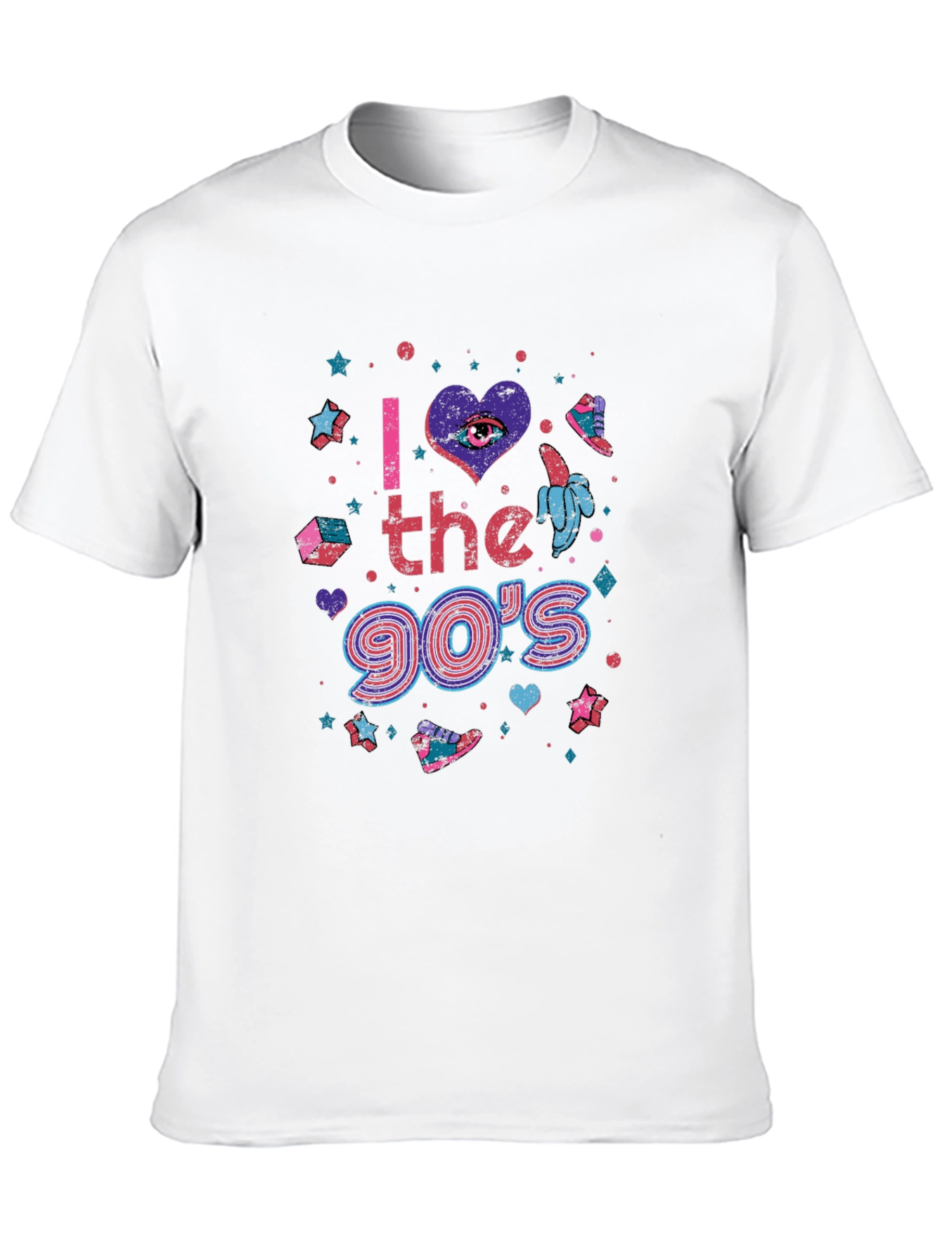 I Love the 90s Graphic T-Shirt - Retro Style